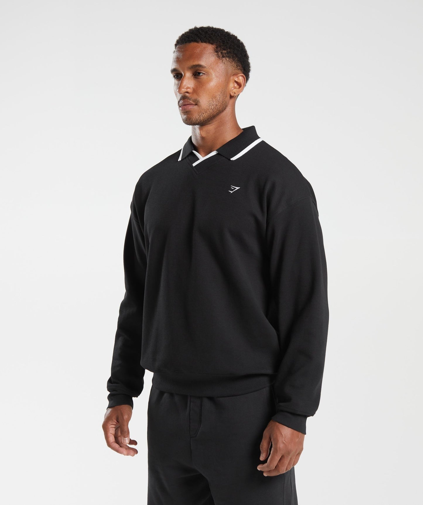 Gymshark Rest Day Street Polo Pullover - Black