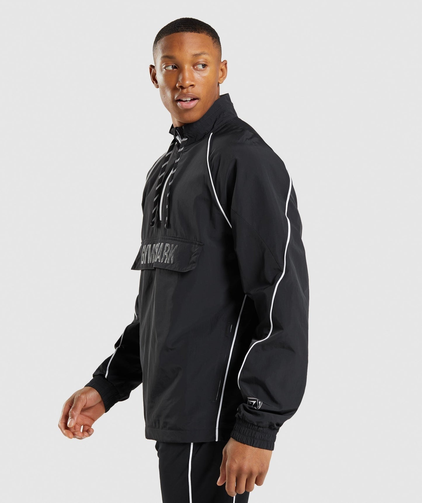 Gymshark Recess Lightweight Jacket - Black/White