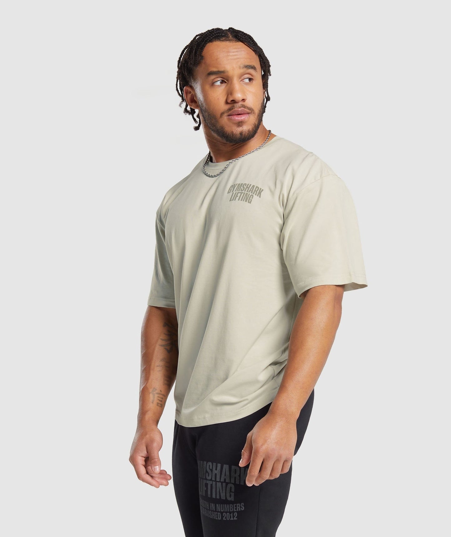 Gymshark Lifting T-Shirt - Pebble Grey