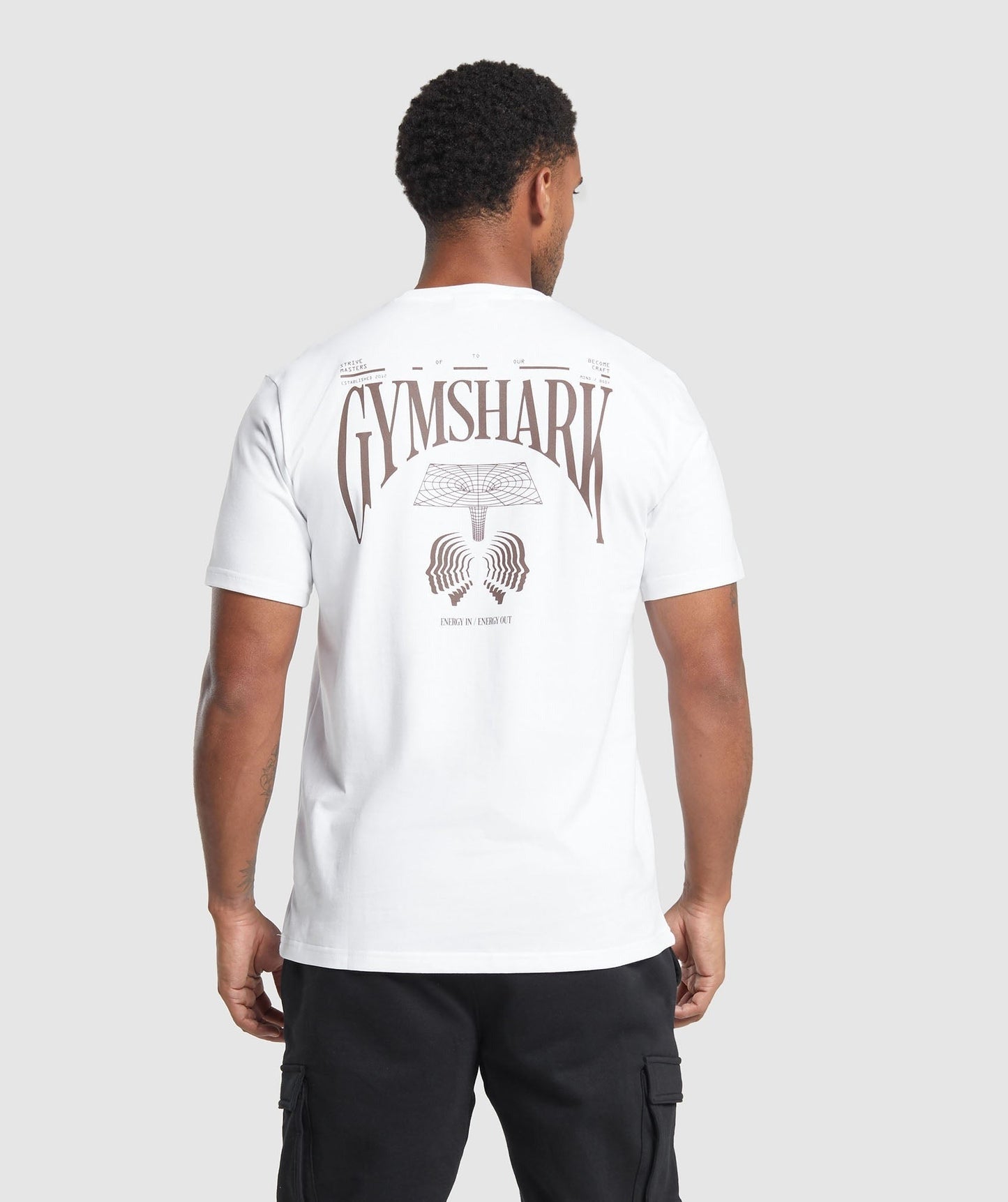 Gymshark Hybrid Wellness T-Shirt - White