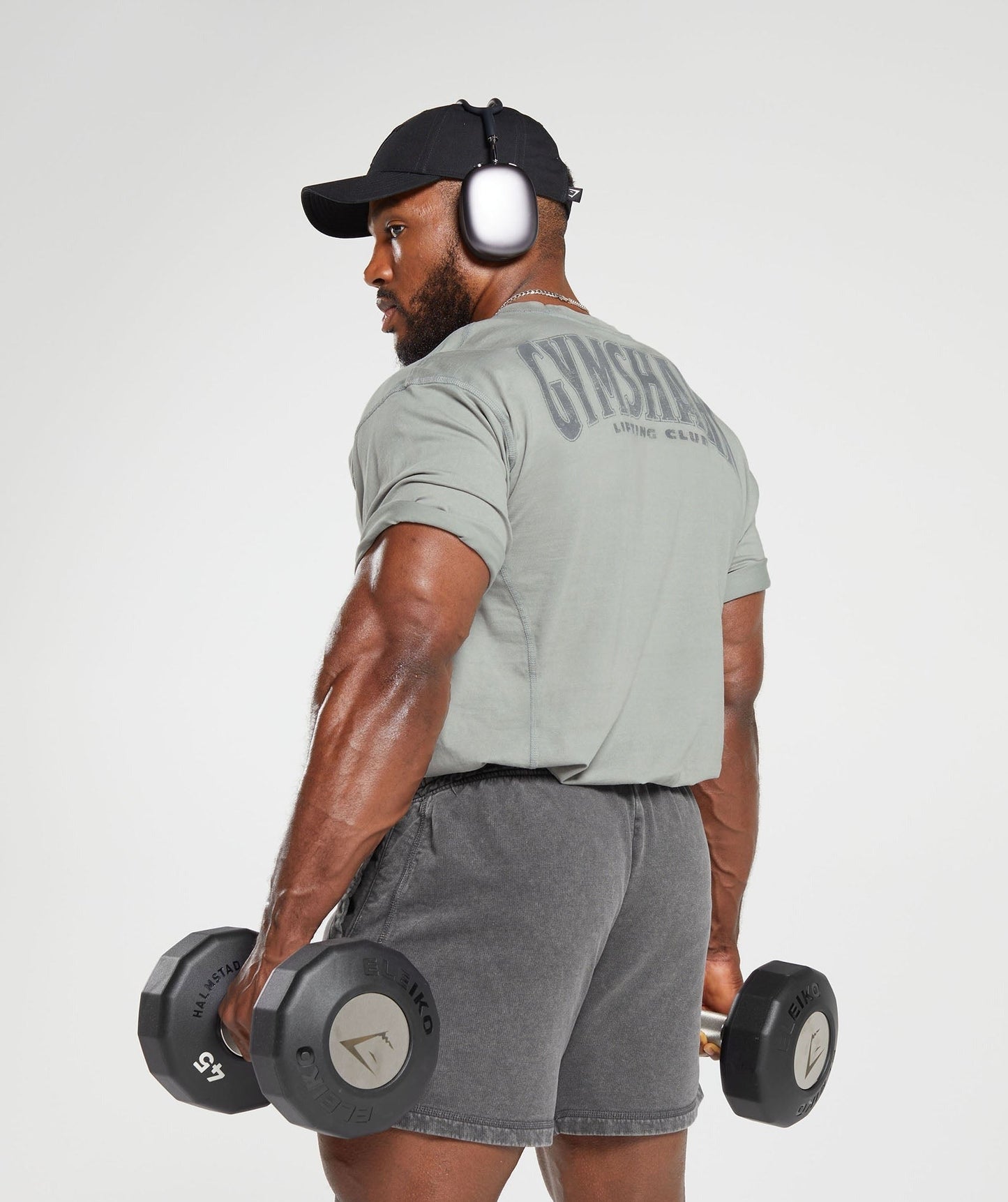 Gymshark Heritage Washed T-Shirt - Smokey Grey