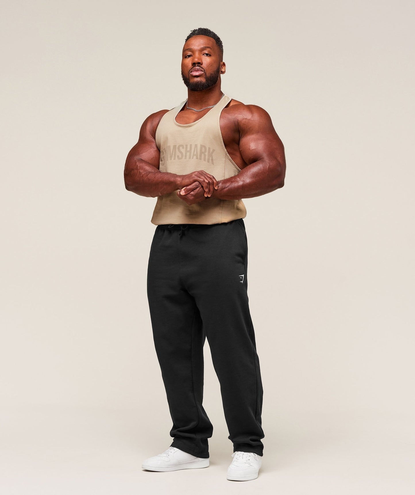 Gymshark Power Washed Stringer - Desert Beige
