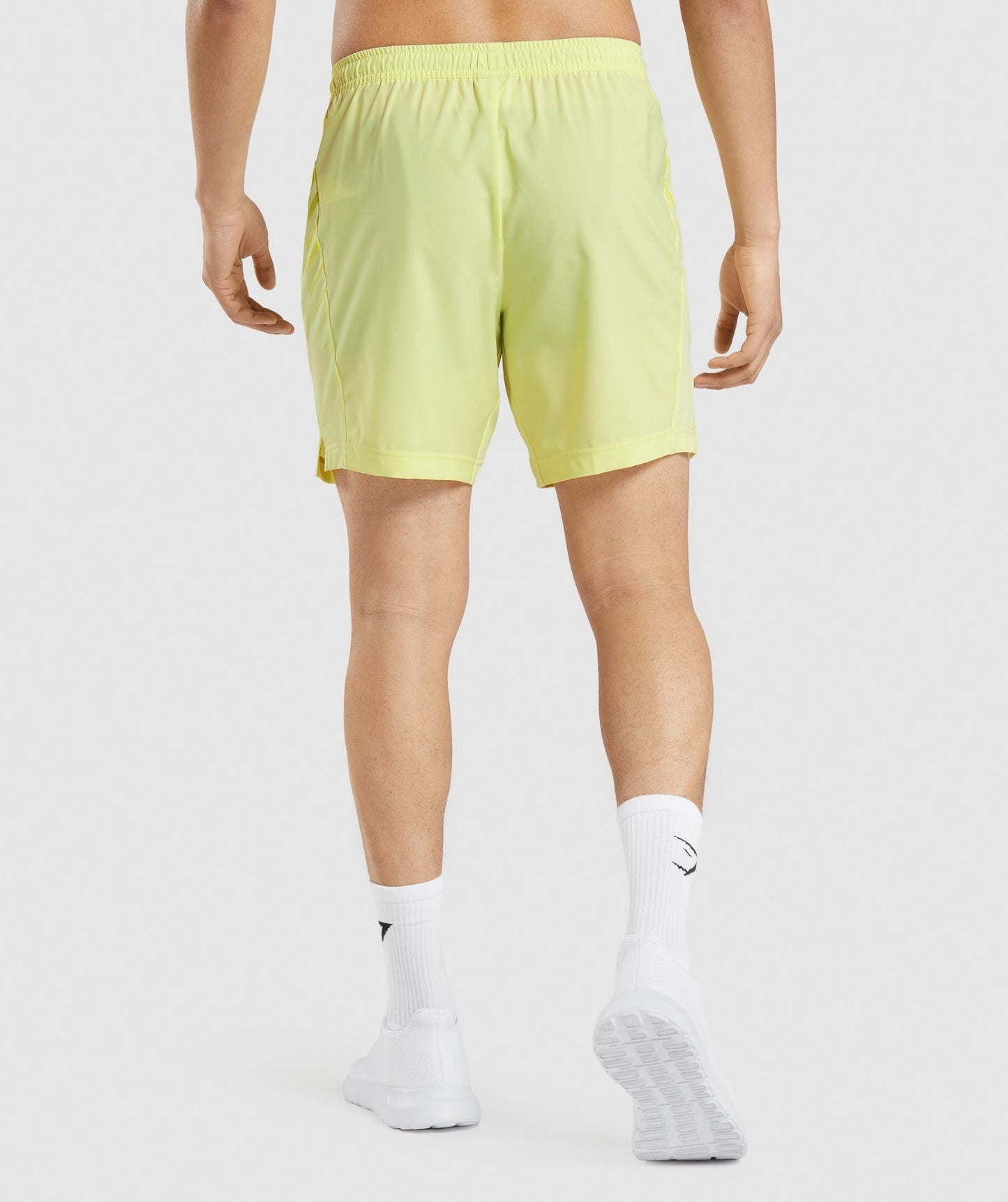Gymshark Sport Stripe 7" Shorts - Firefly Green