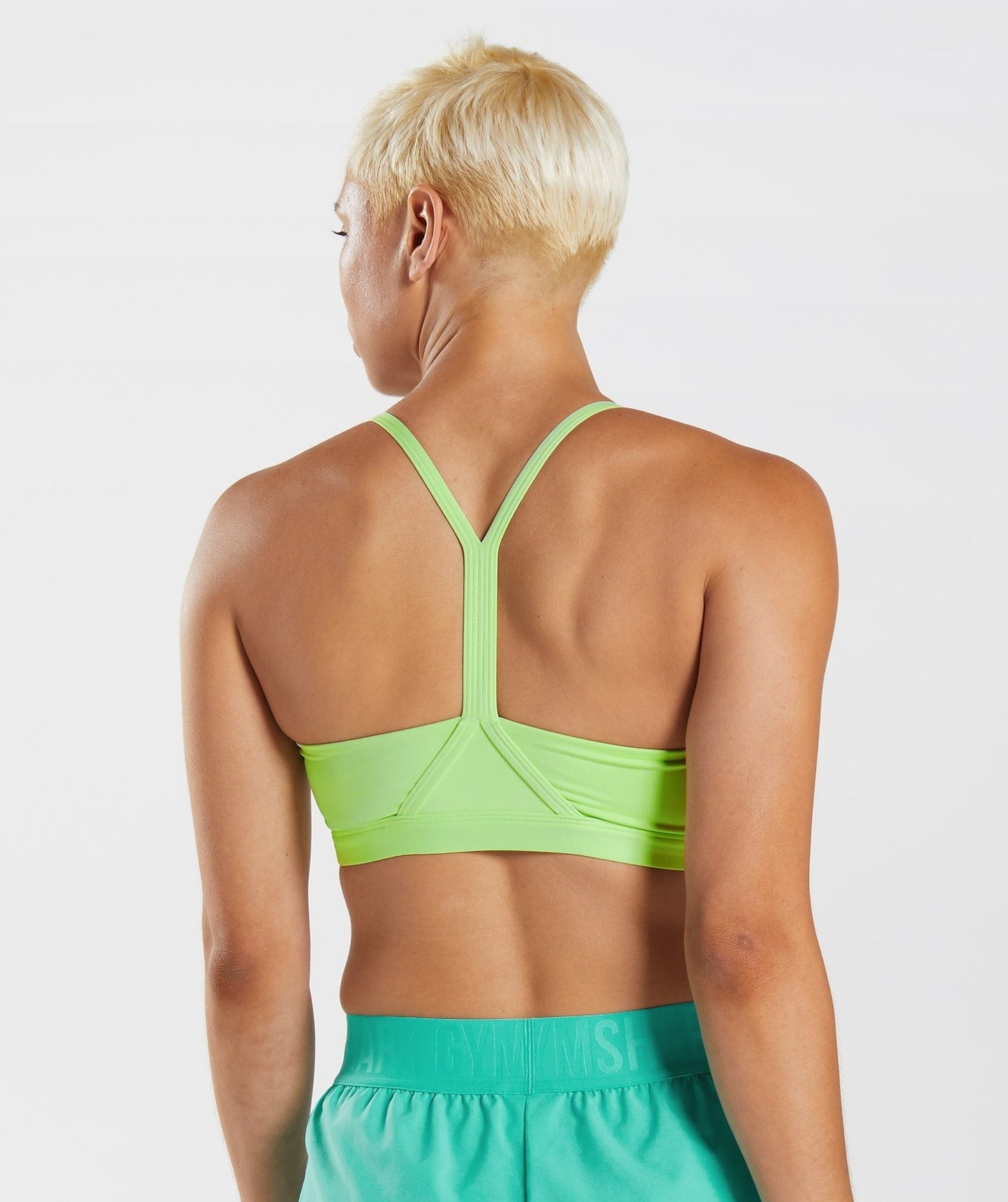 Gymshark V Neck Sports Bra - Kiwi Green
