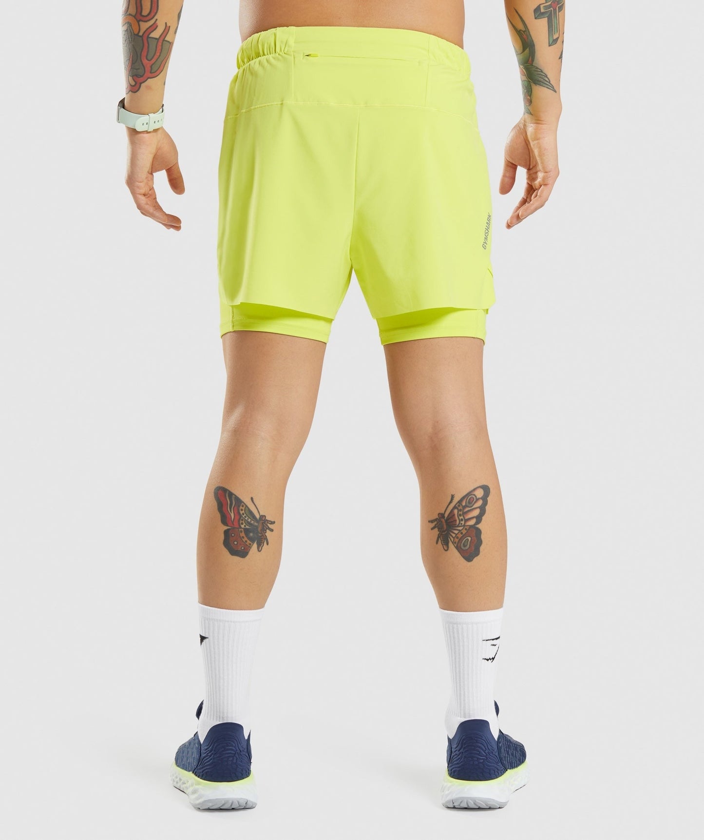 Gymshark Speed 5" 2 in 1 Shorts - Yellow