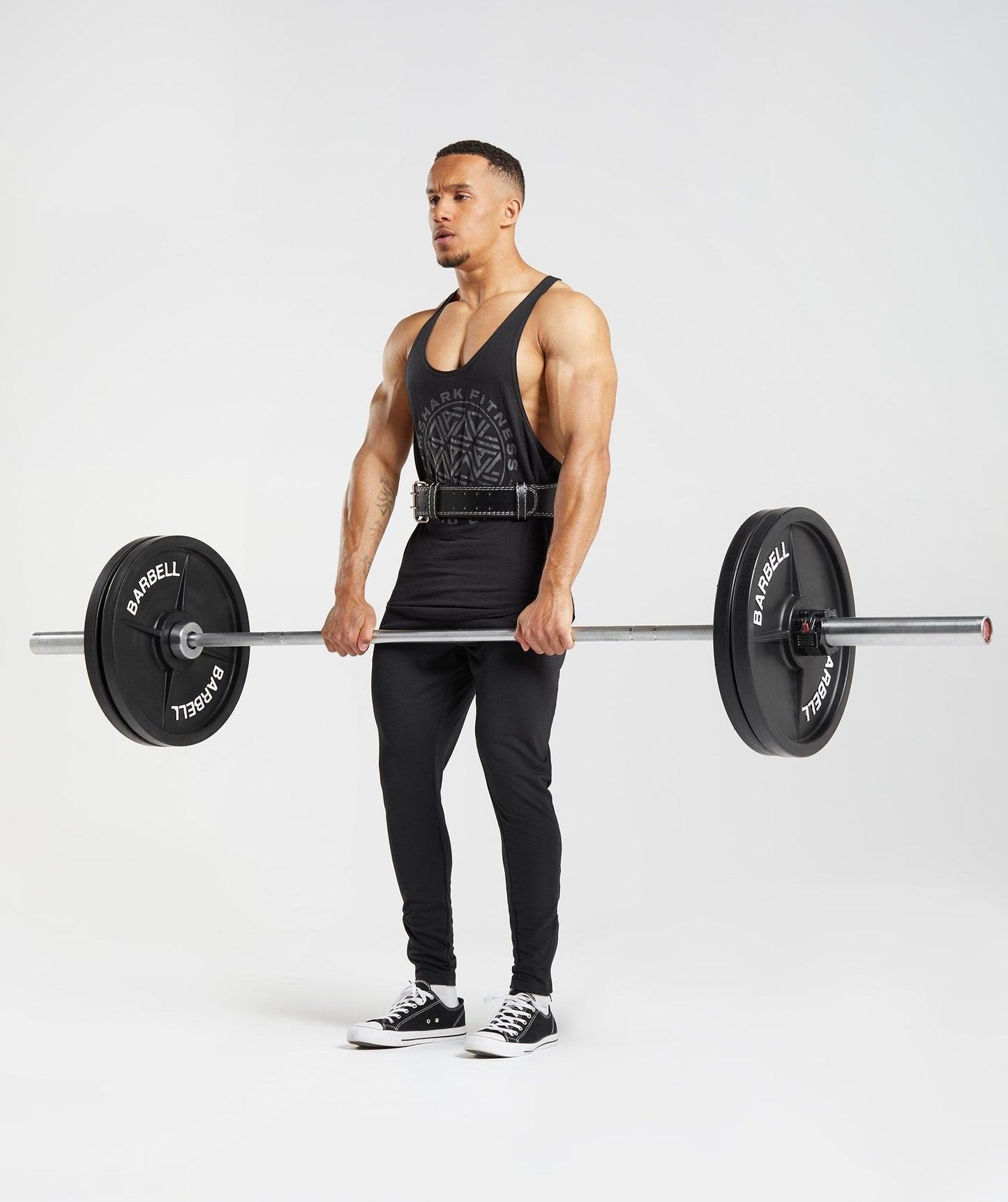 Gymshark GS x David Laid Stringer - Black