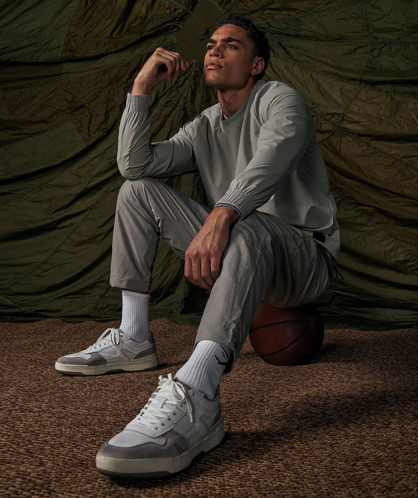 Gymshark Retake Crew - Taupe Grey