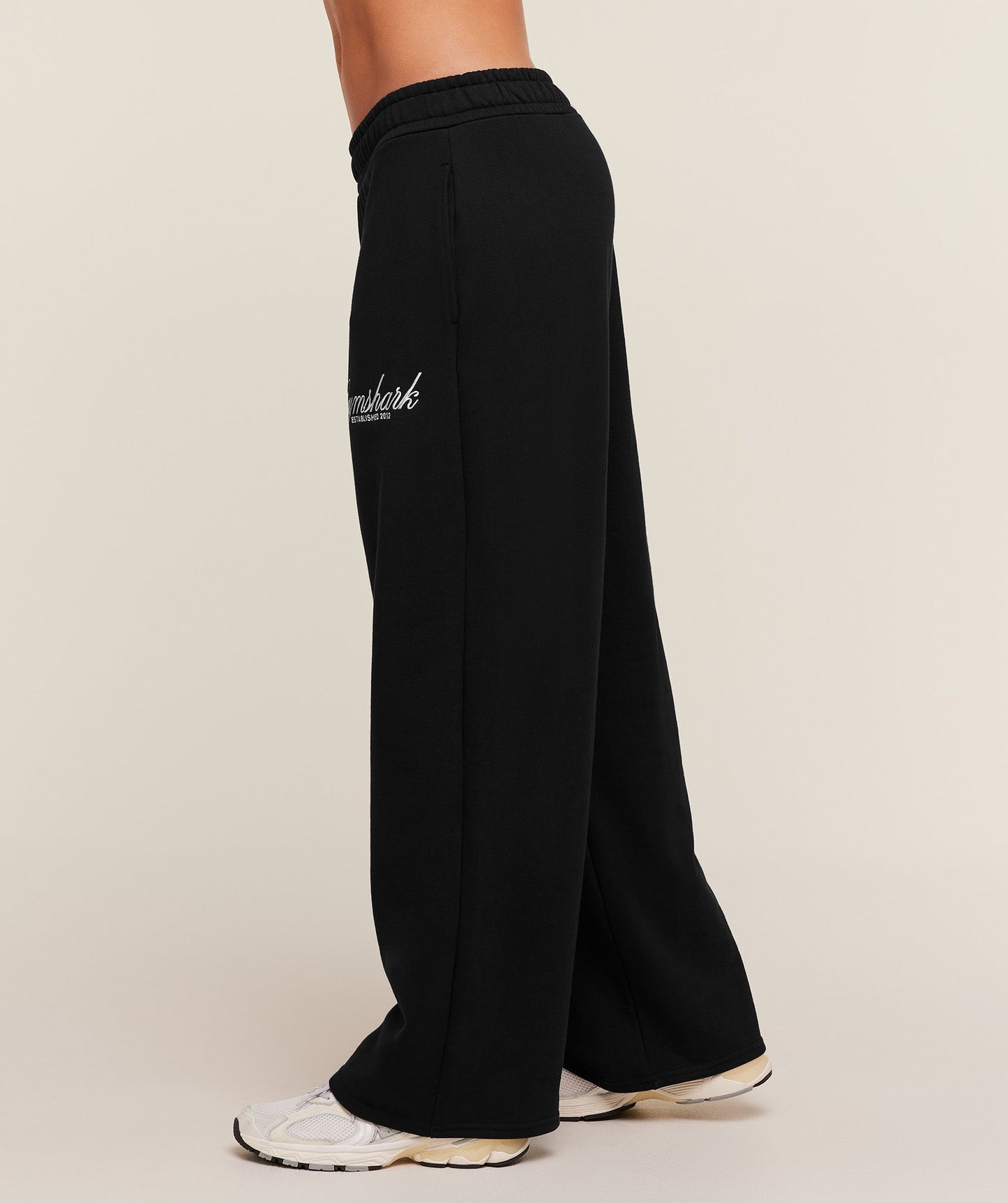 Gymshark Juicy Peach Wide Leg Joggers - Black