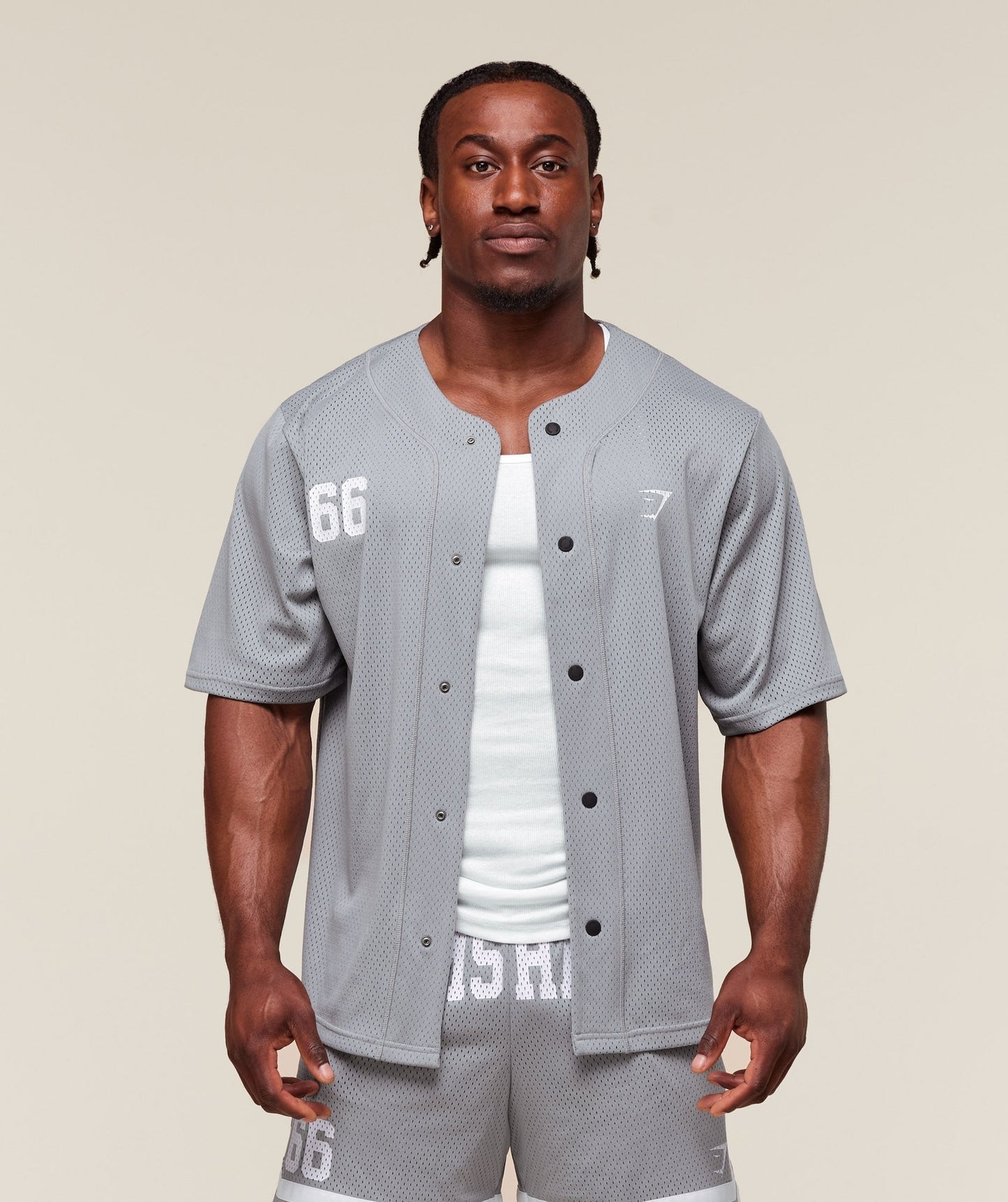 Gymshark Sports Jersey - Denim Grey