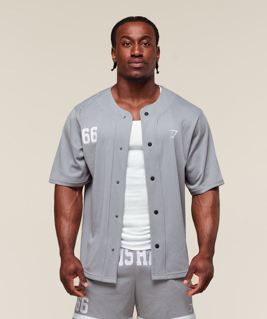 Gymshark Sports Jersey - Denim Grey
