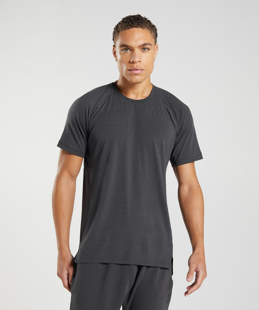 Gymshark Studio Breath T-Shirt - Onyx Grey