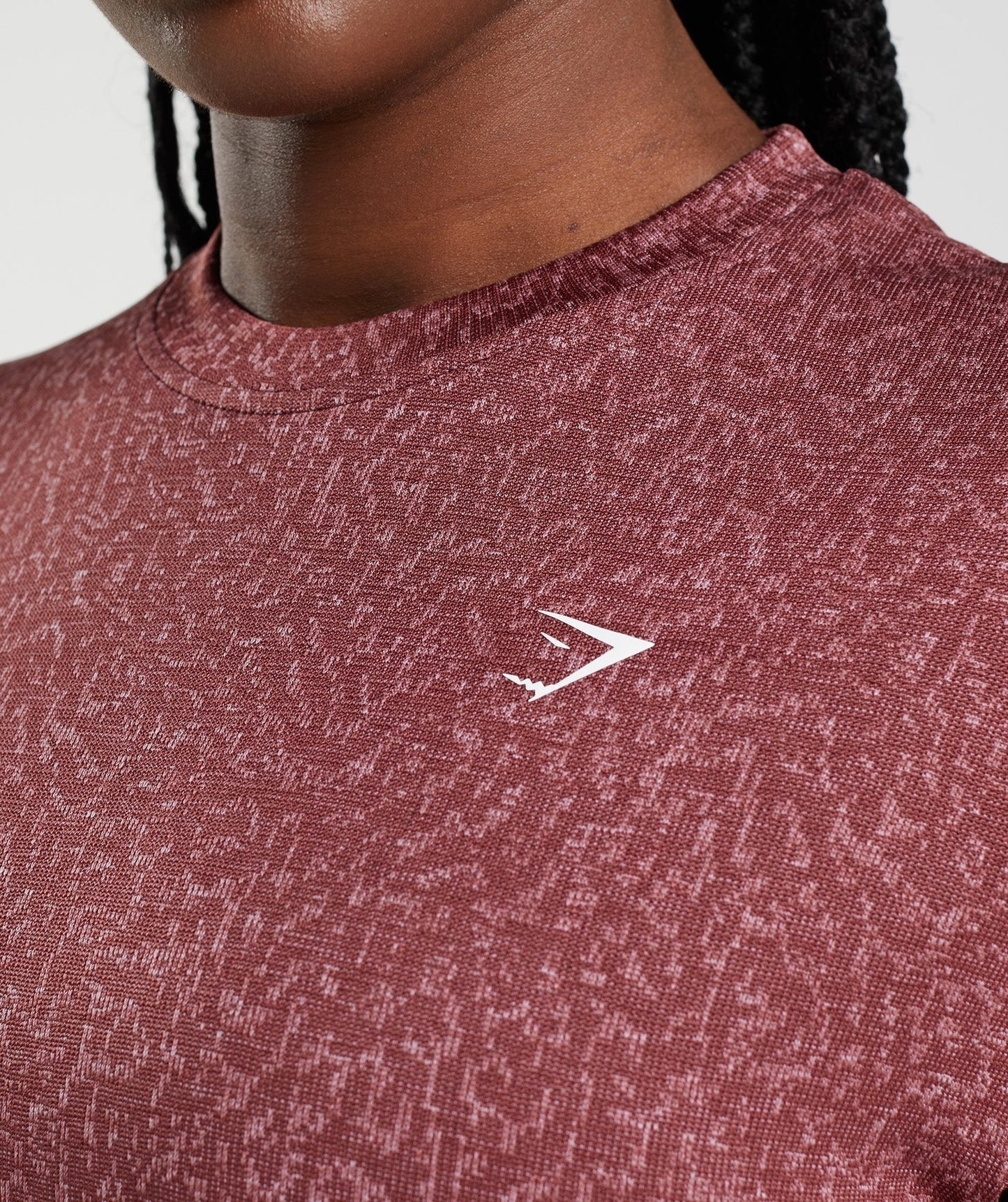 Gymshark Adapt Animal Seamless T-Shirt - Reef | Cherry Brown
