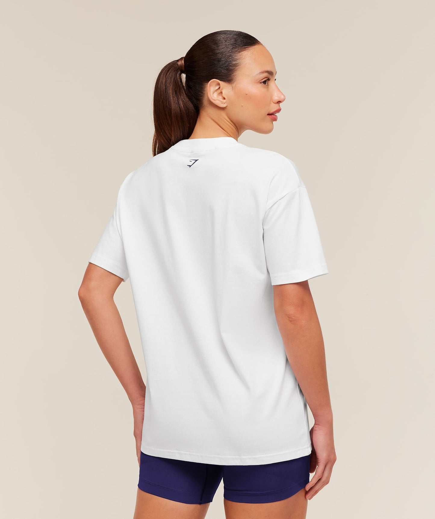 Gymshark Strength and Fitness Crest Graphic T-Shirt - White