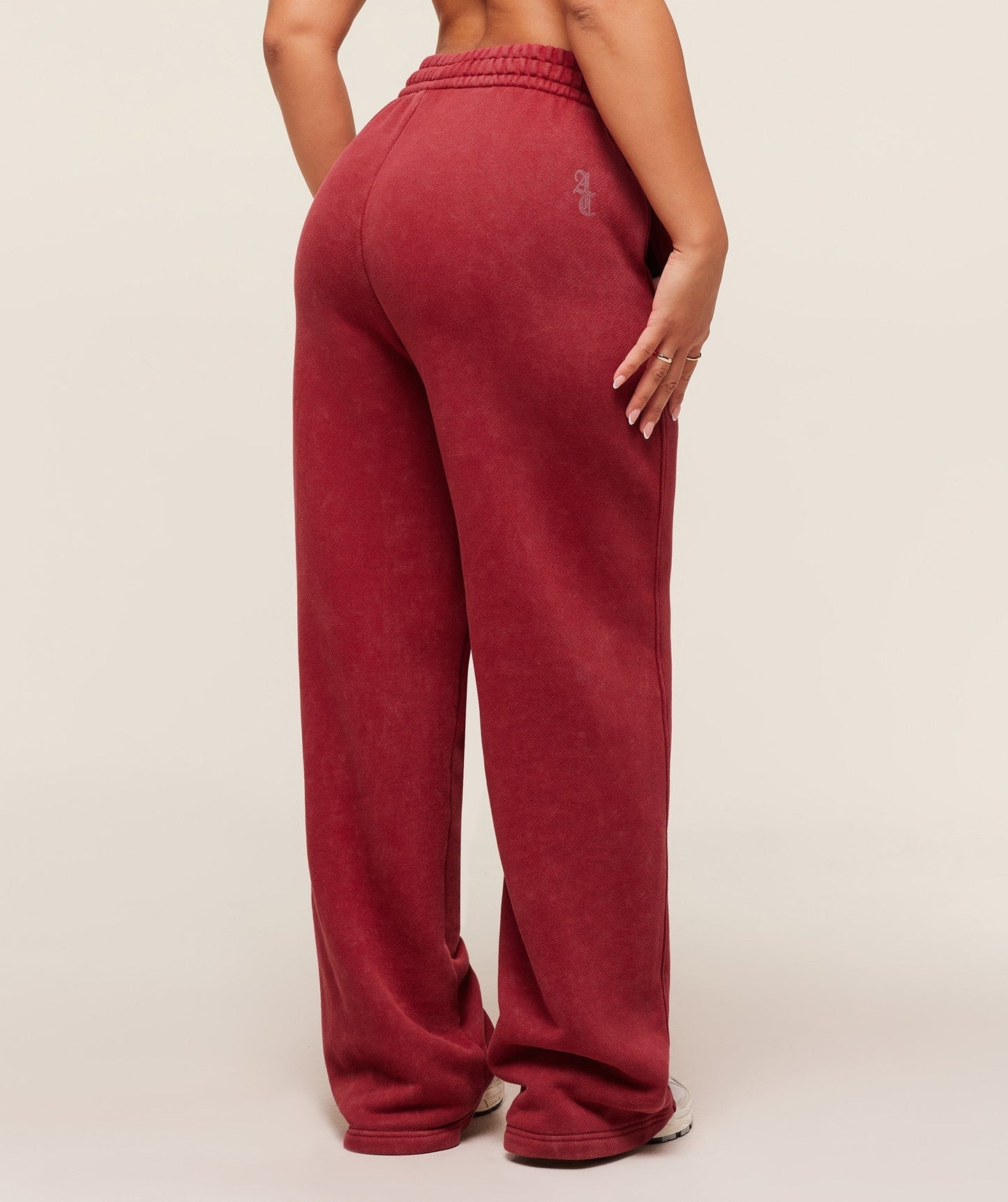 Gymshark x Analis Tracksuit Pants - Reps Red/Wash