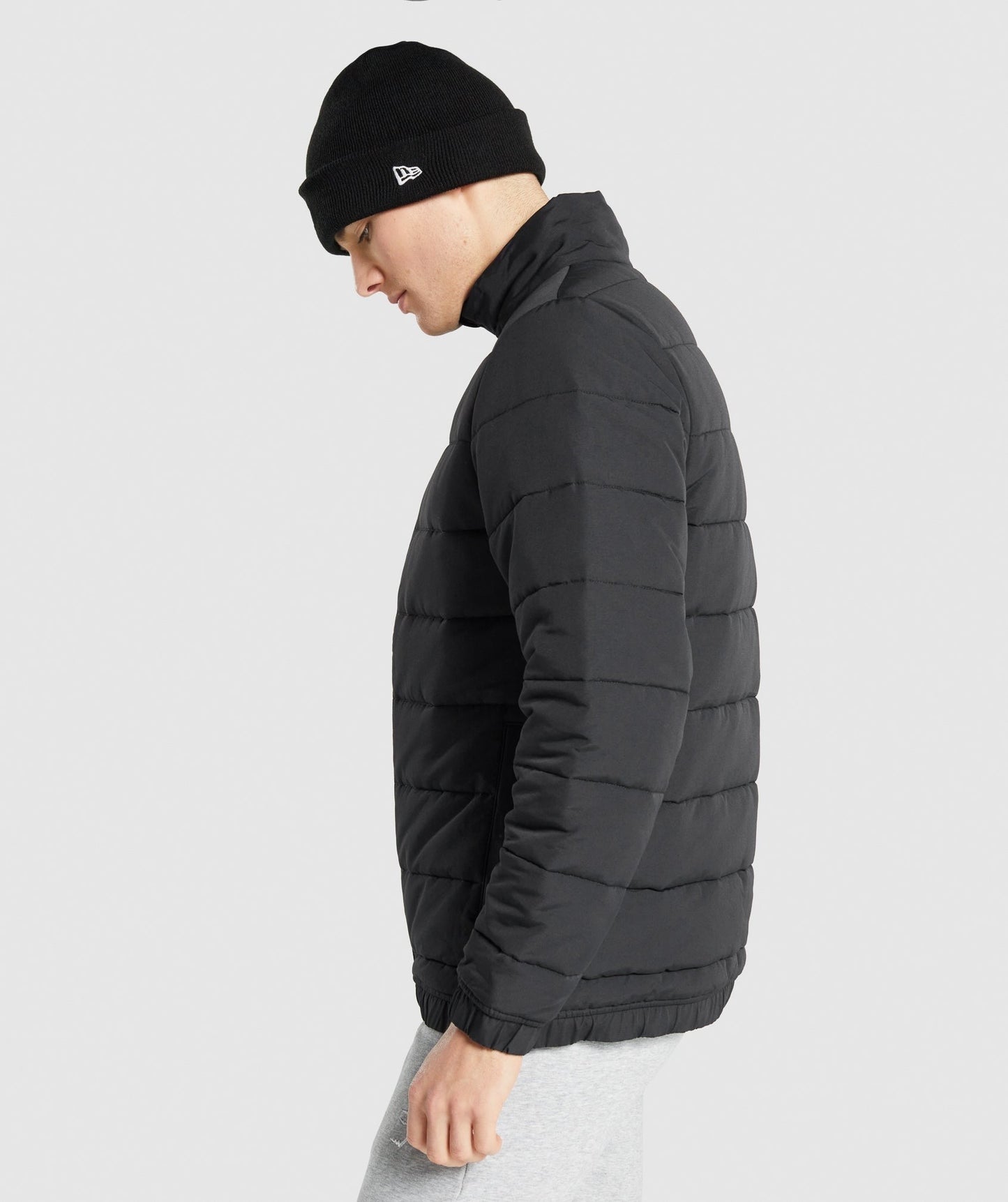 Gymshark Crest Puffer Jacket - Black