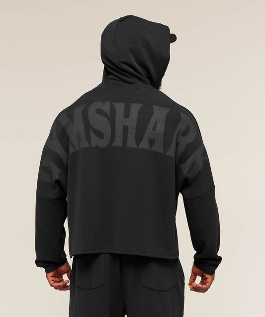 Gymshark Bodybuilding Zip Up Hoodie - GS Black