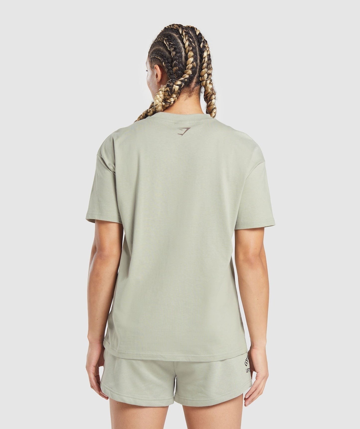 Gymshark Built Oversized T-Shirt - Stone Grey