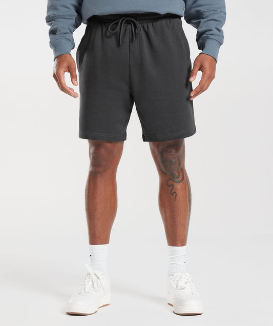 Gymshark Rest Day Essentials 7" Shorts - Onyx Grey