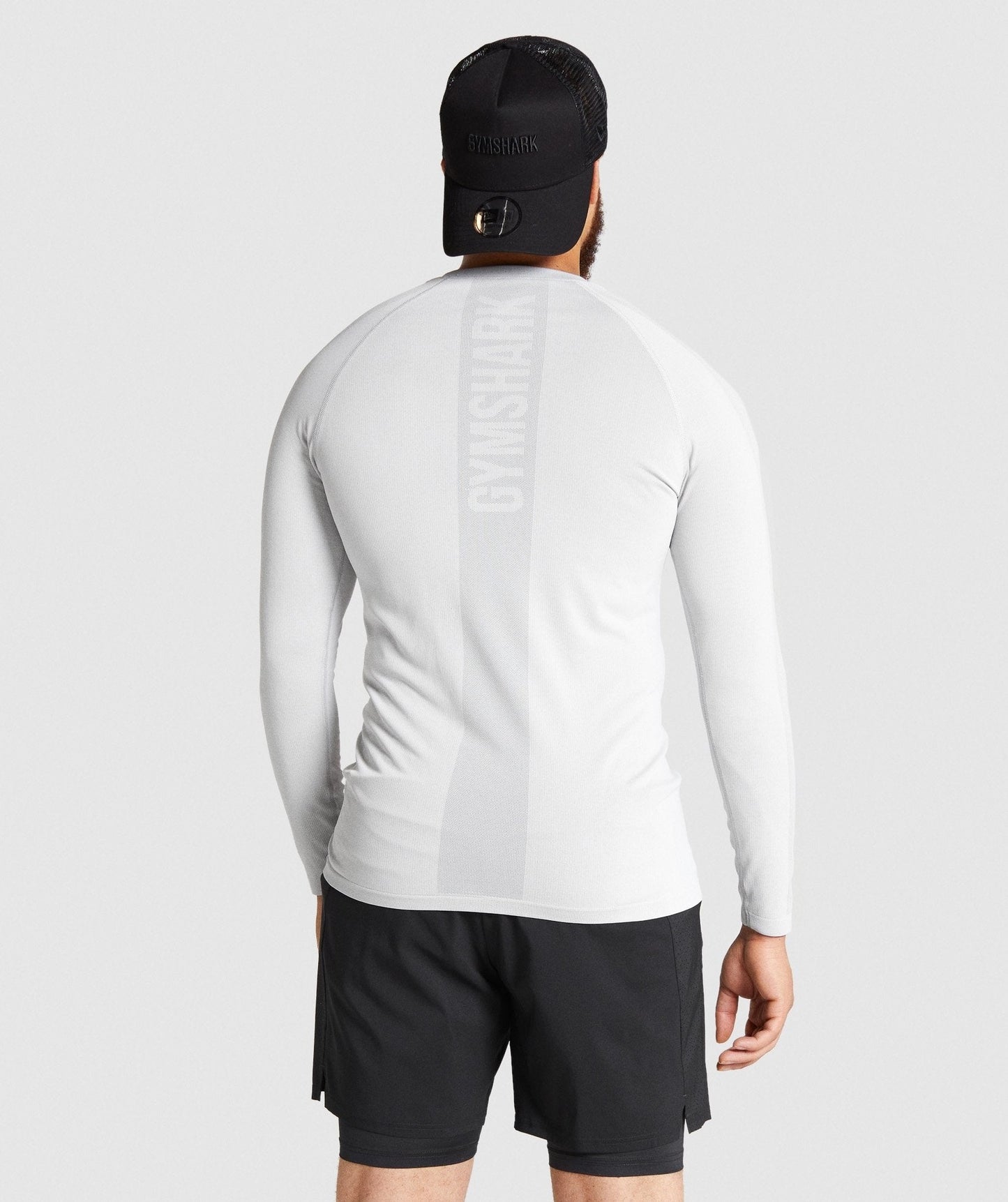 Gymshark Aspect Lightweight Seamless Long Sleeve T-shirt - Light Grey
