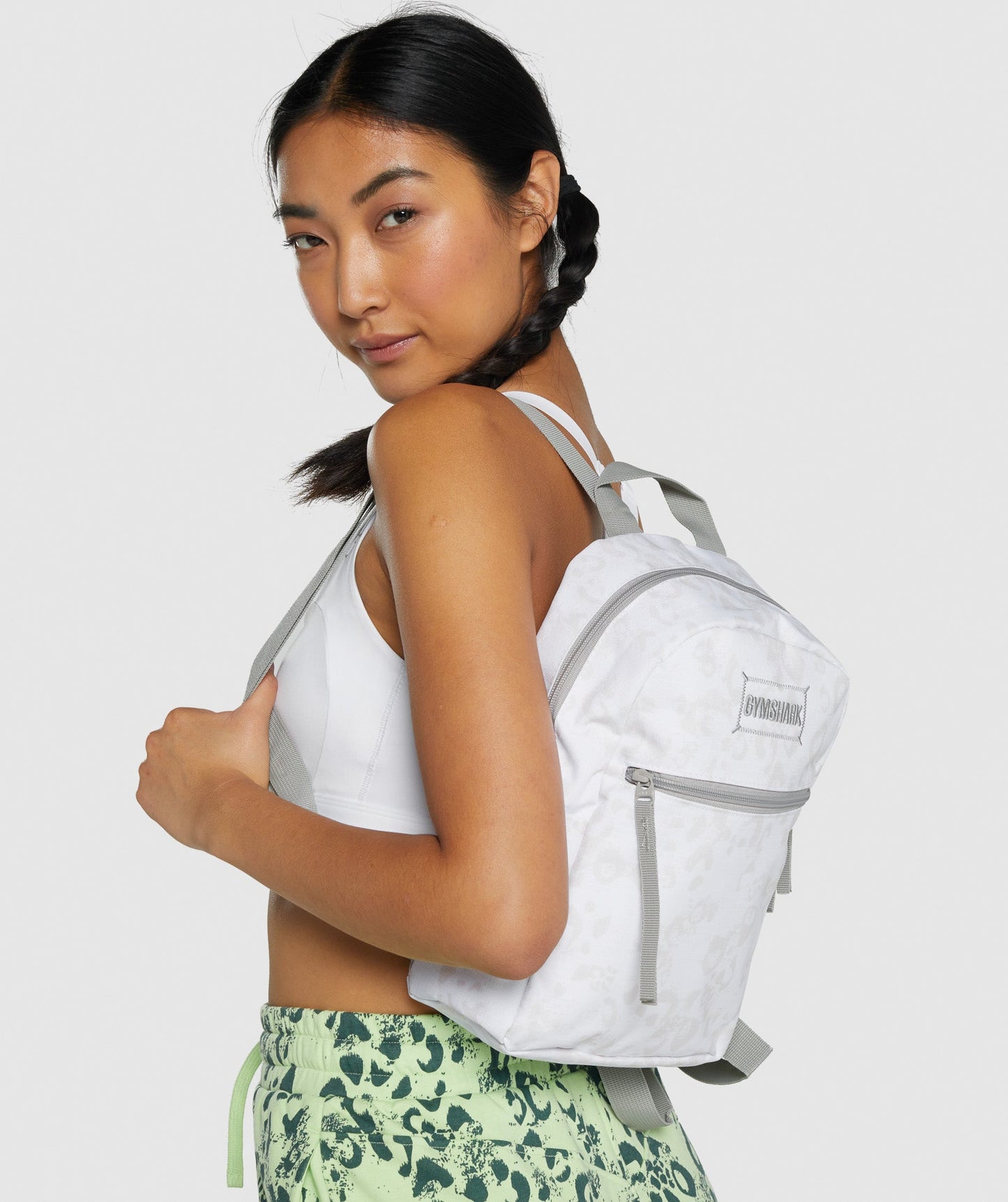 Gymshark Adapt Animal Mini Lifestyle Backpack- White/Cream