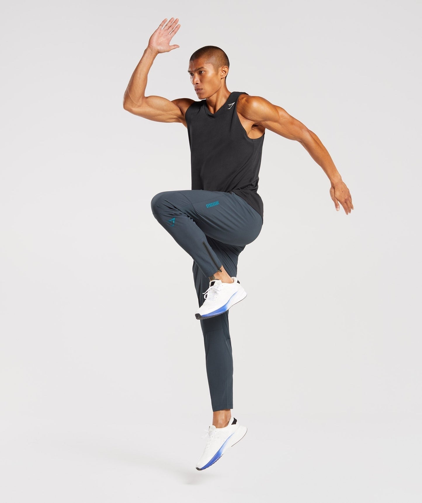 Gymshark Hybrid Woven Joggers - Darkest Teal