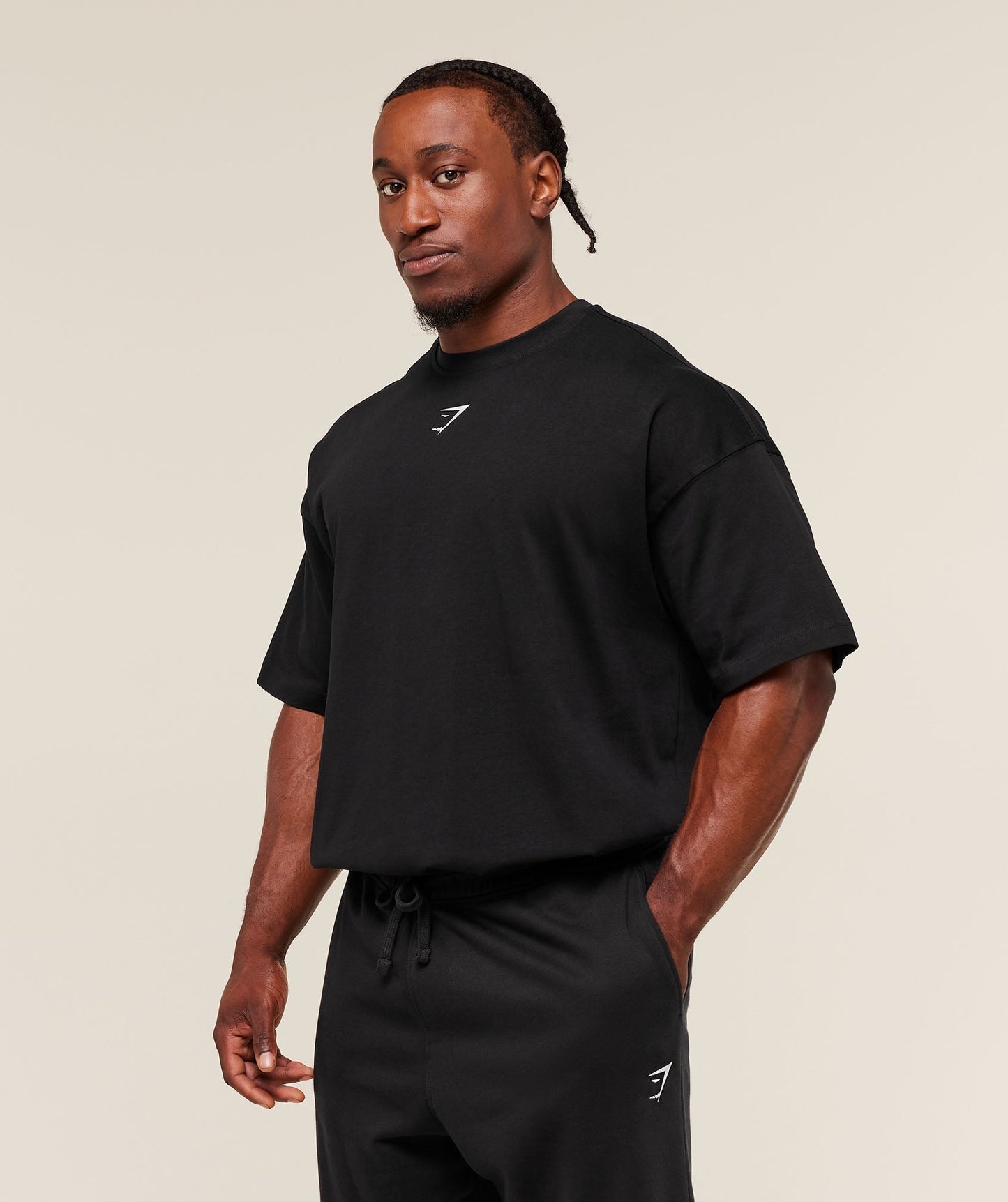 Gymshark Lifting Club T-Shirt - Black/Pebble Grey