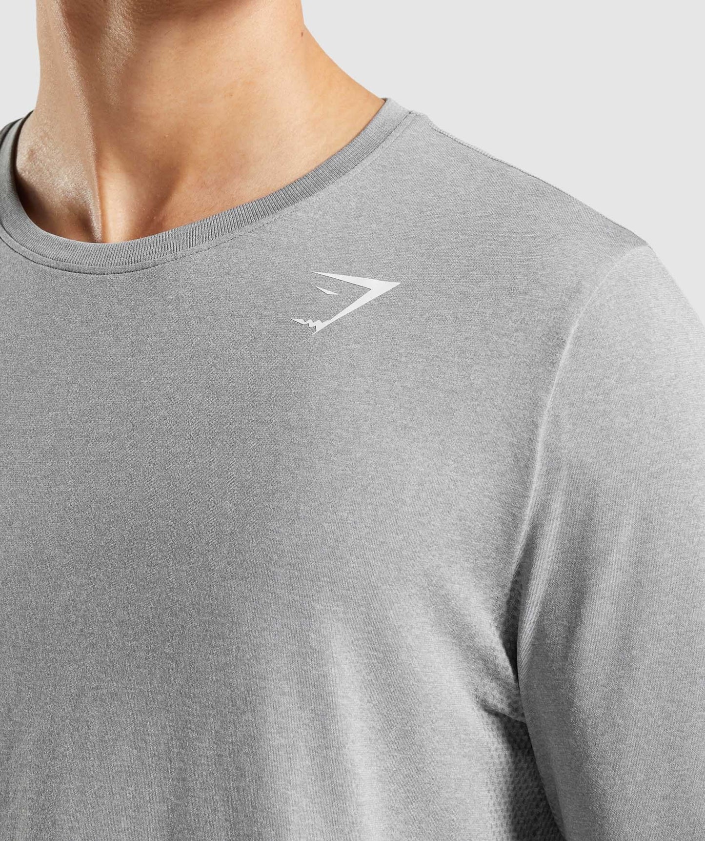 Gymshark Arrival Seamless Long Sleeve T-Shirt - Grey