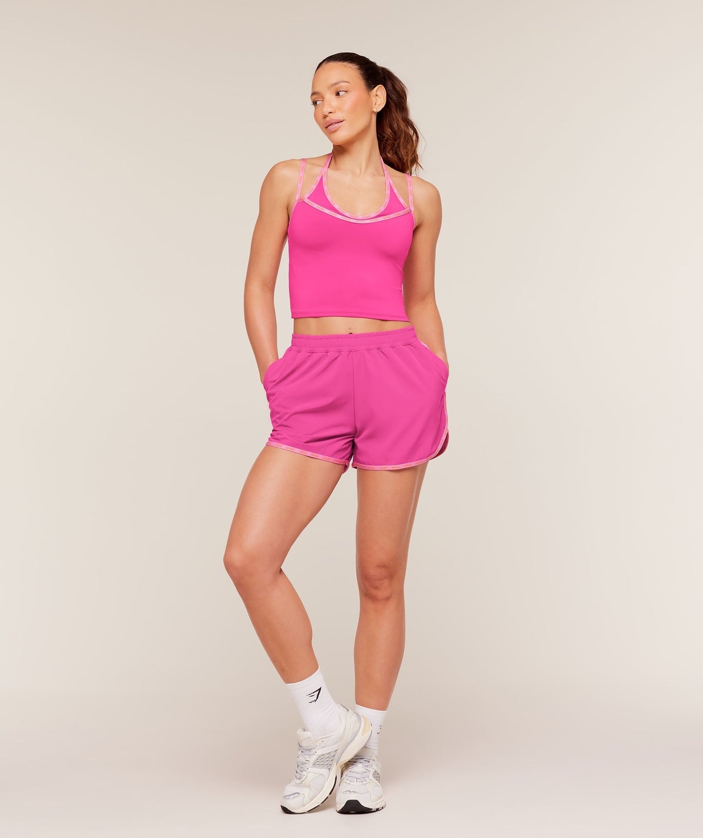 Gymshark Micro Logo Tank - Super-Set Pink