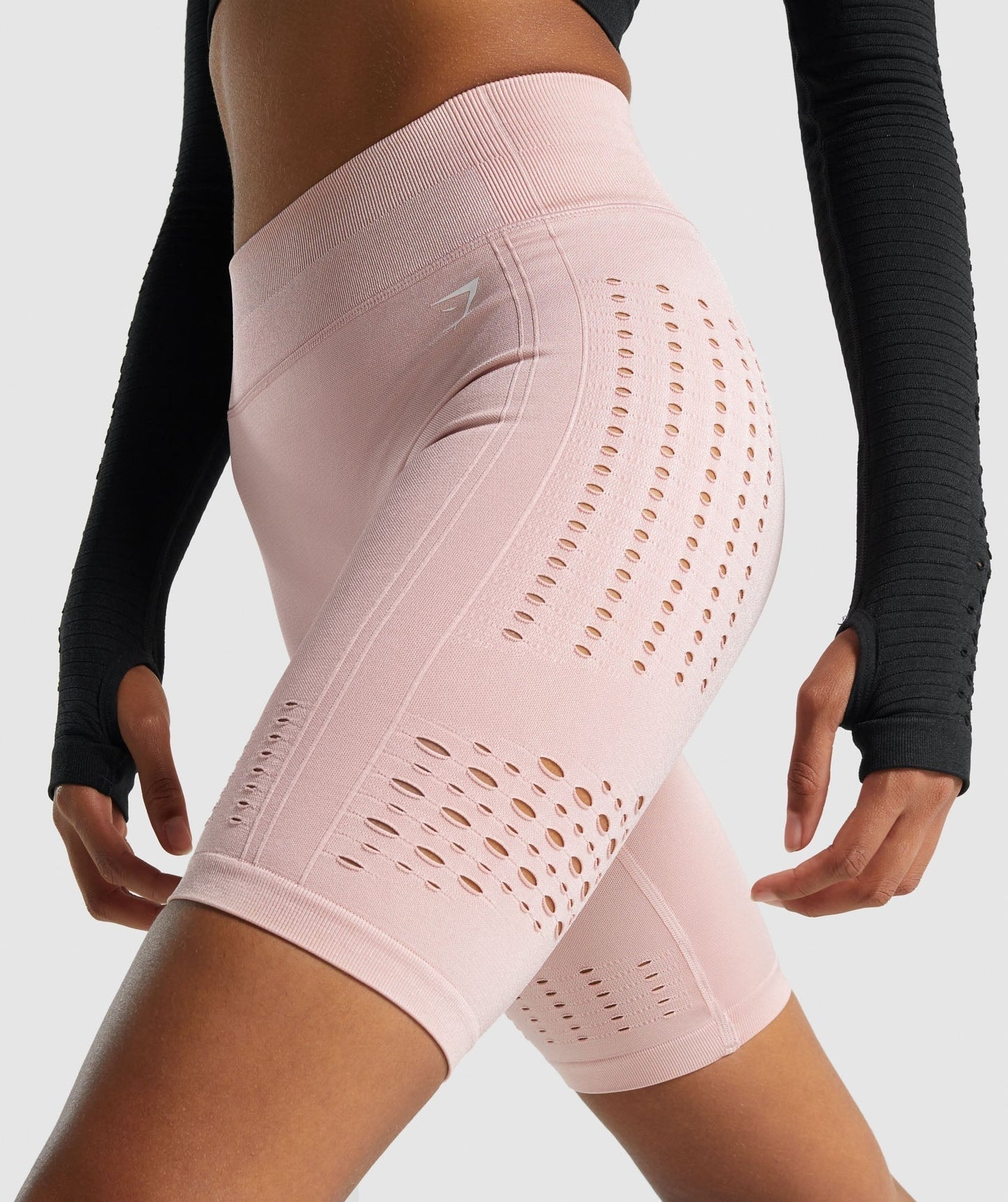 Gymshark Glow Seamless Shorts - Light Pink