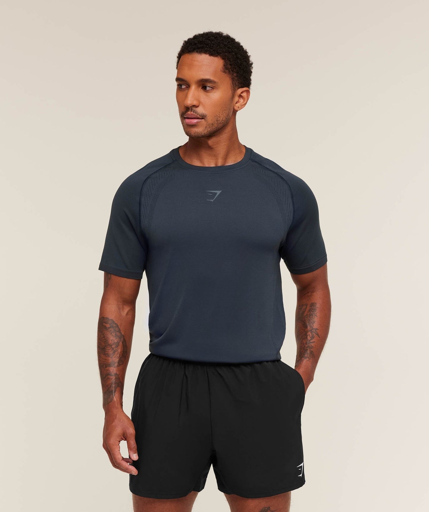 Gymshark Versatile Seamless T-Shirt - Heavy Blue/Navy