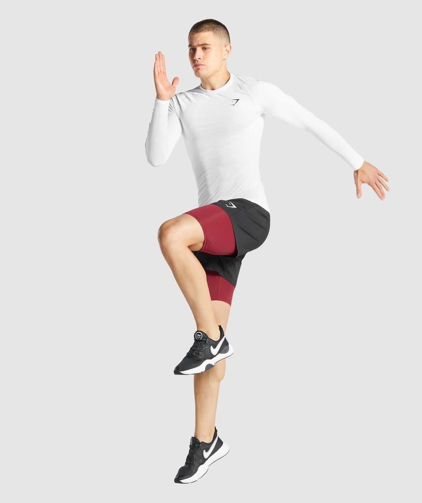Gymshark Element Baselayer Shorts - Burgundy