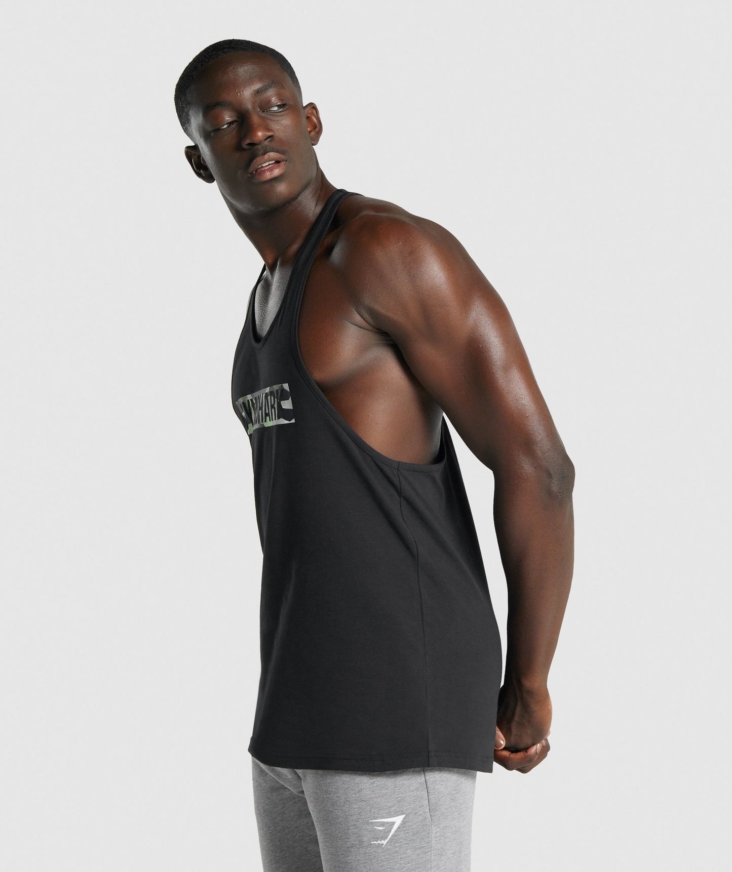 Gymshark Block Infill Stringer - Black