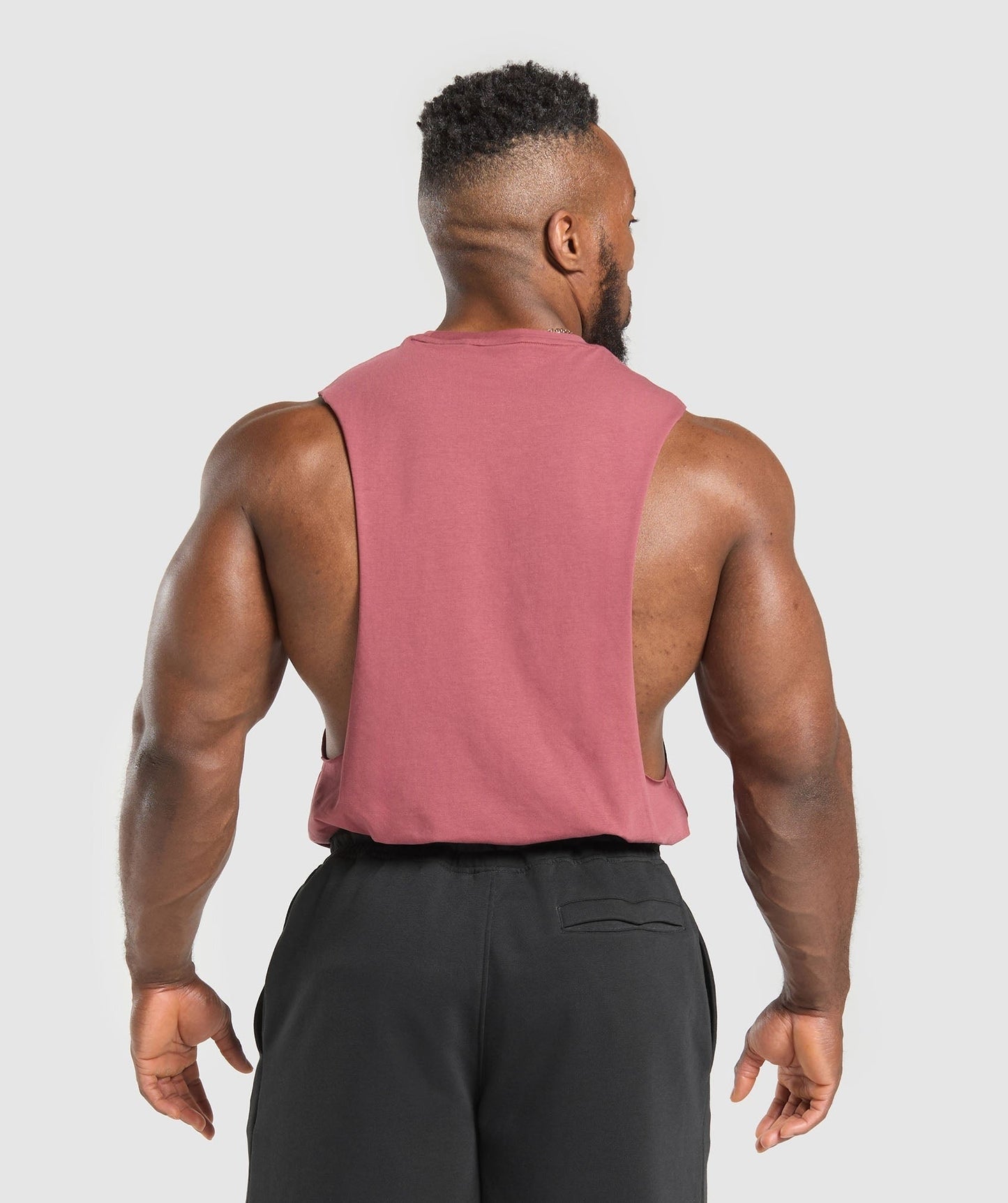 Gymshark Critical 2.0 Drop Arm Tank - Washed Berry Pink