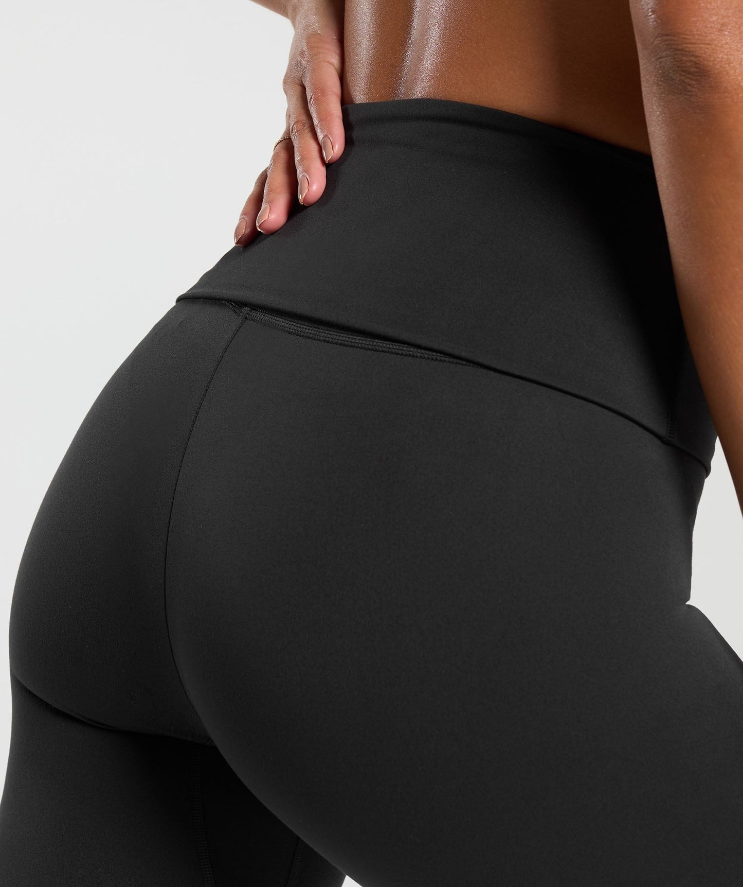 Gymshark Training Foldover Leggings - Black