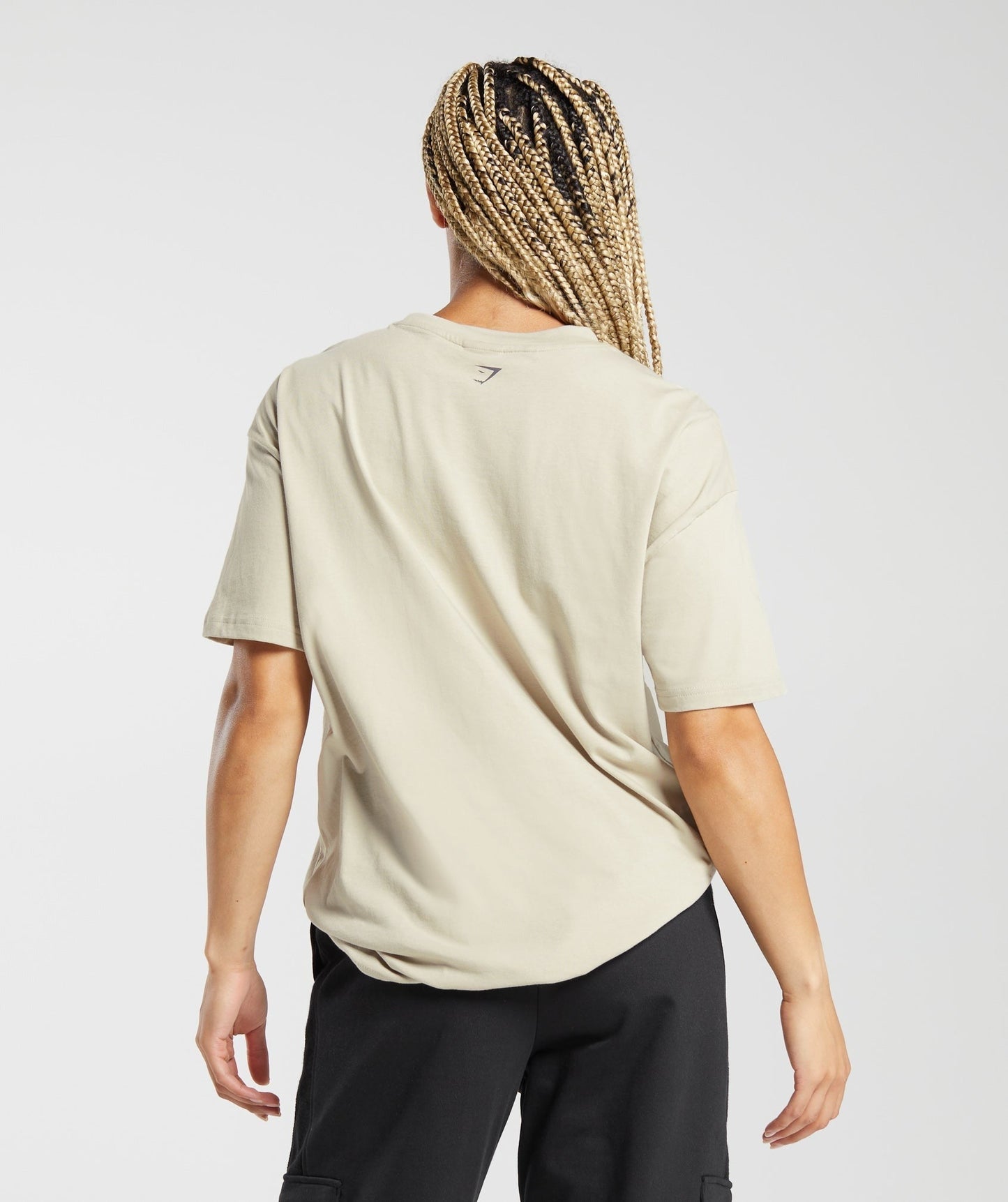 Gymshark Lifting Apparel Oversized T-Shirt - Washed Stone Brown