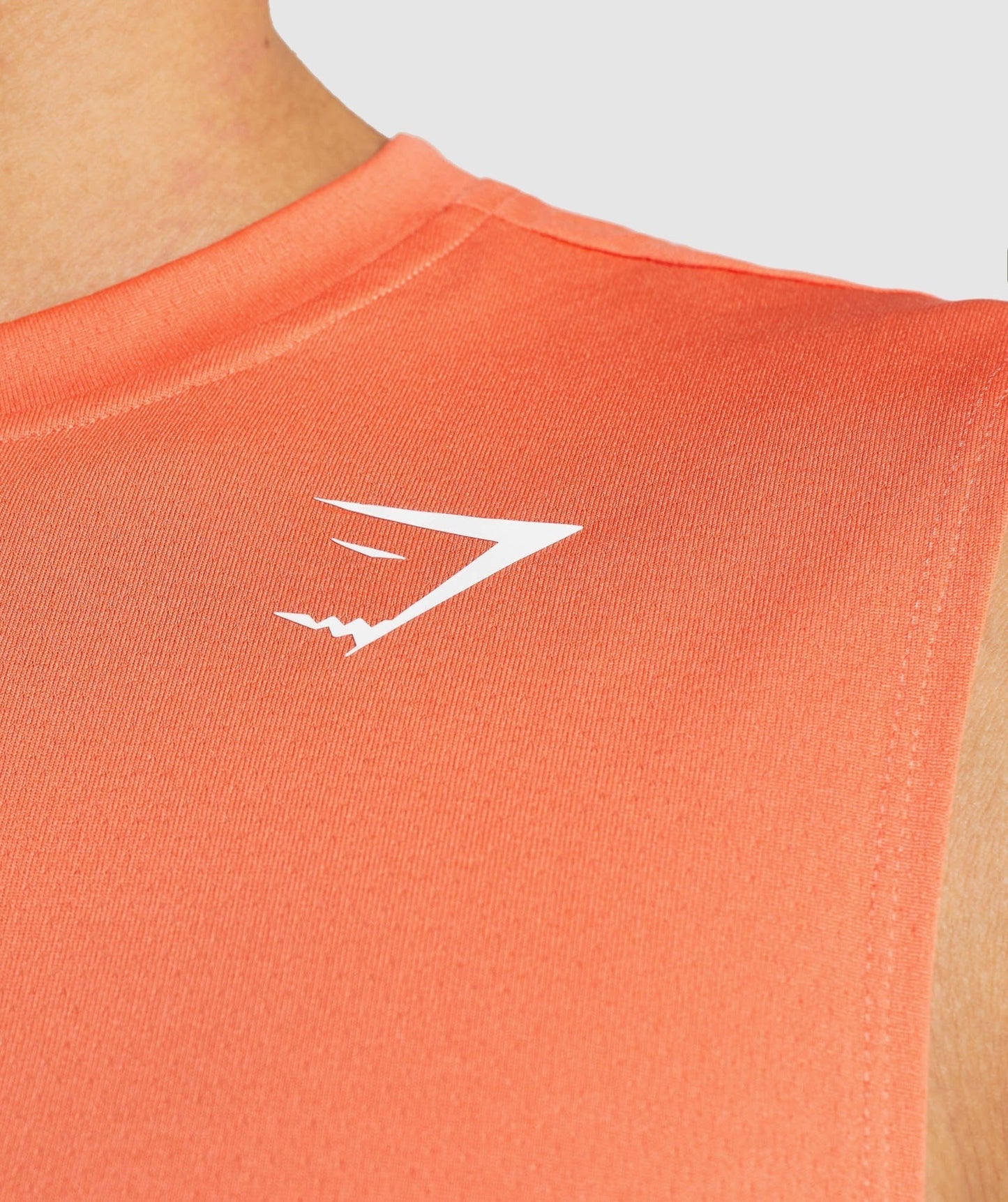 Gymshark Arrival Sleeveless Tee - Papaya Orange