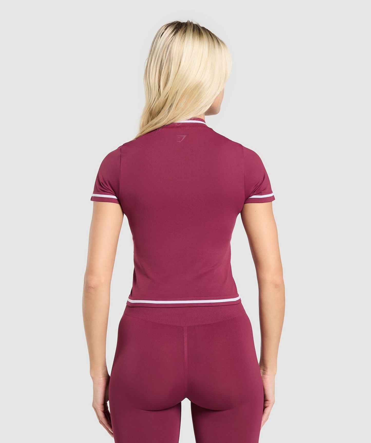 Gymshark Contrast Seamless Midi Tee - Strong Pink