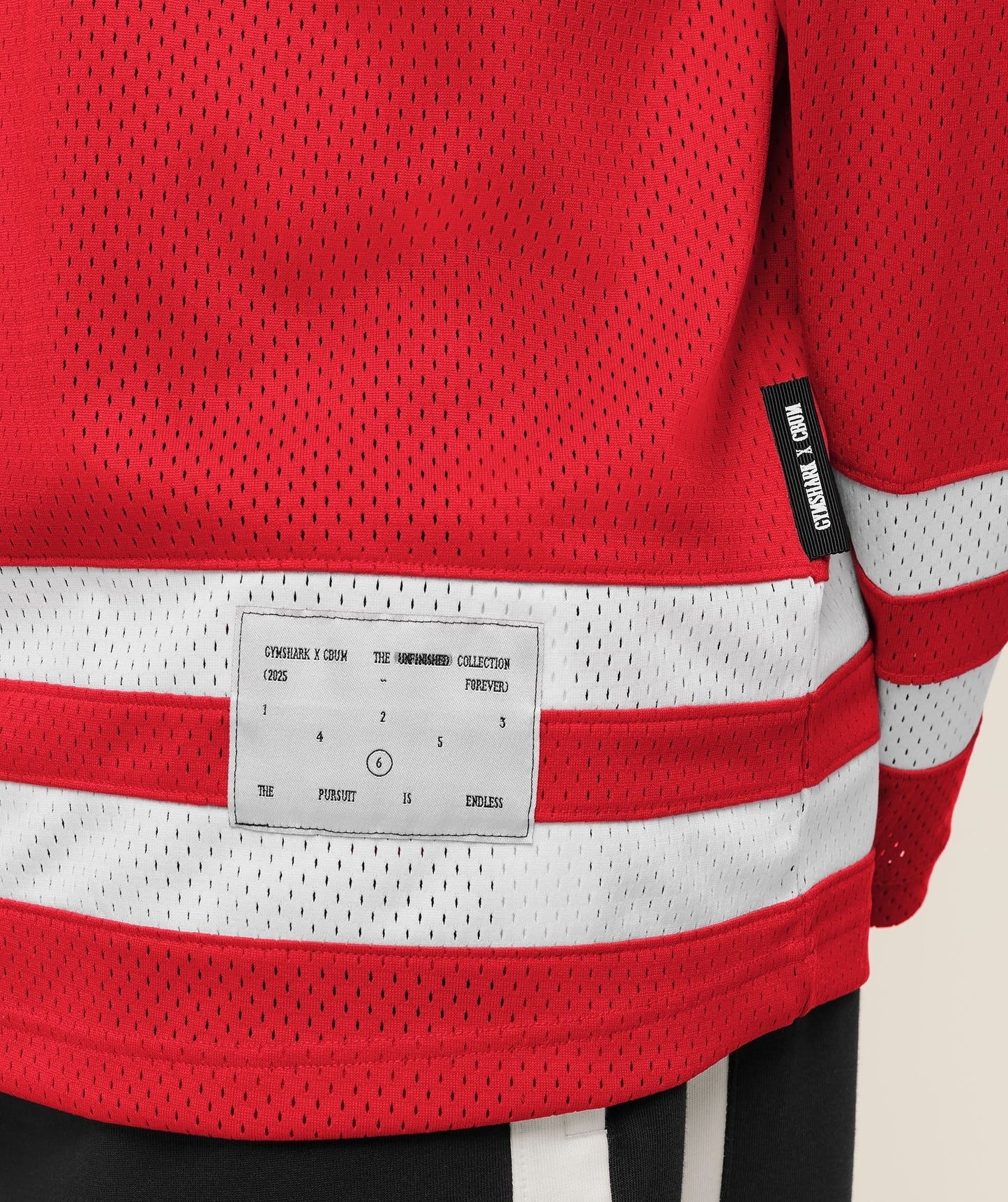 Gymshark x CBUM Hockey Jersey - Crimson Red