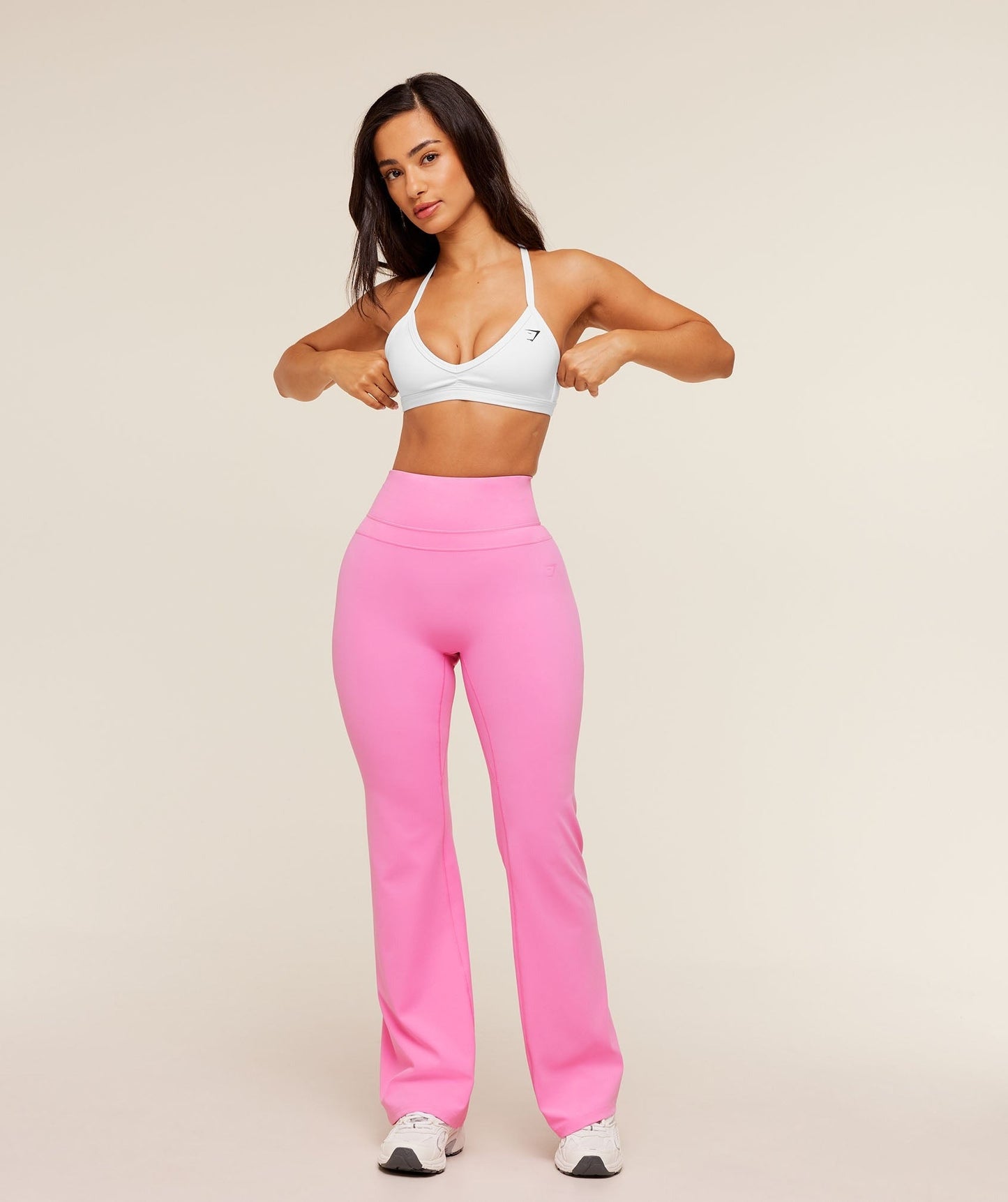 Gymshark Whitney Short Flared Legging - Focus Pink