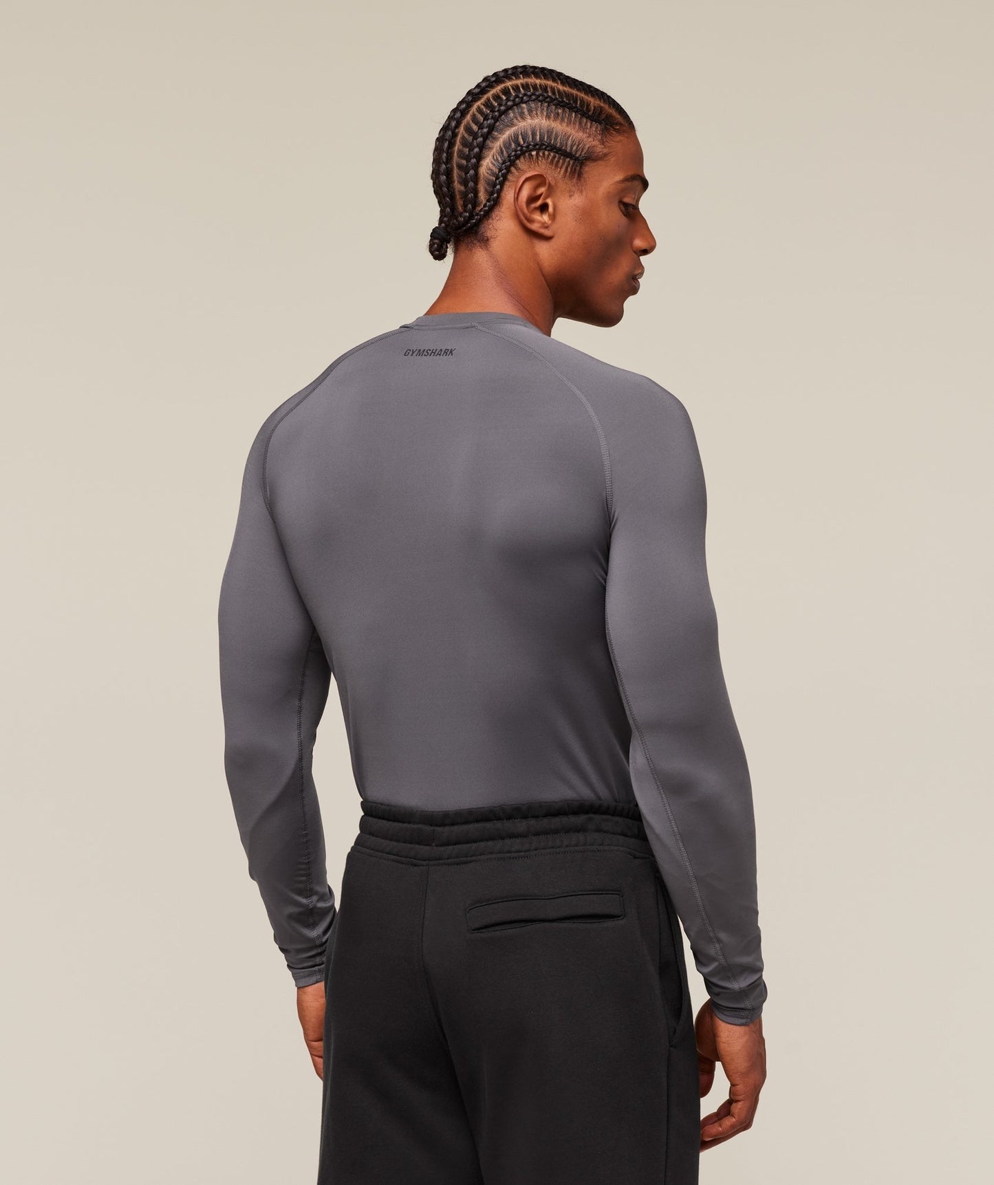 Gymshark Element Baselayer Long Sleeve T-Shirt - Dark Grey