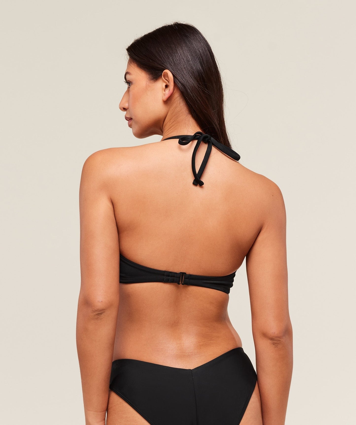 Gymshark Twist Front Bikini Top - Black