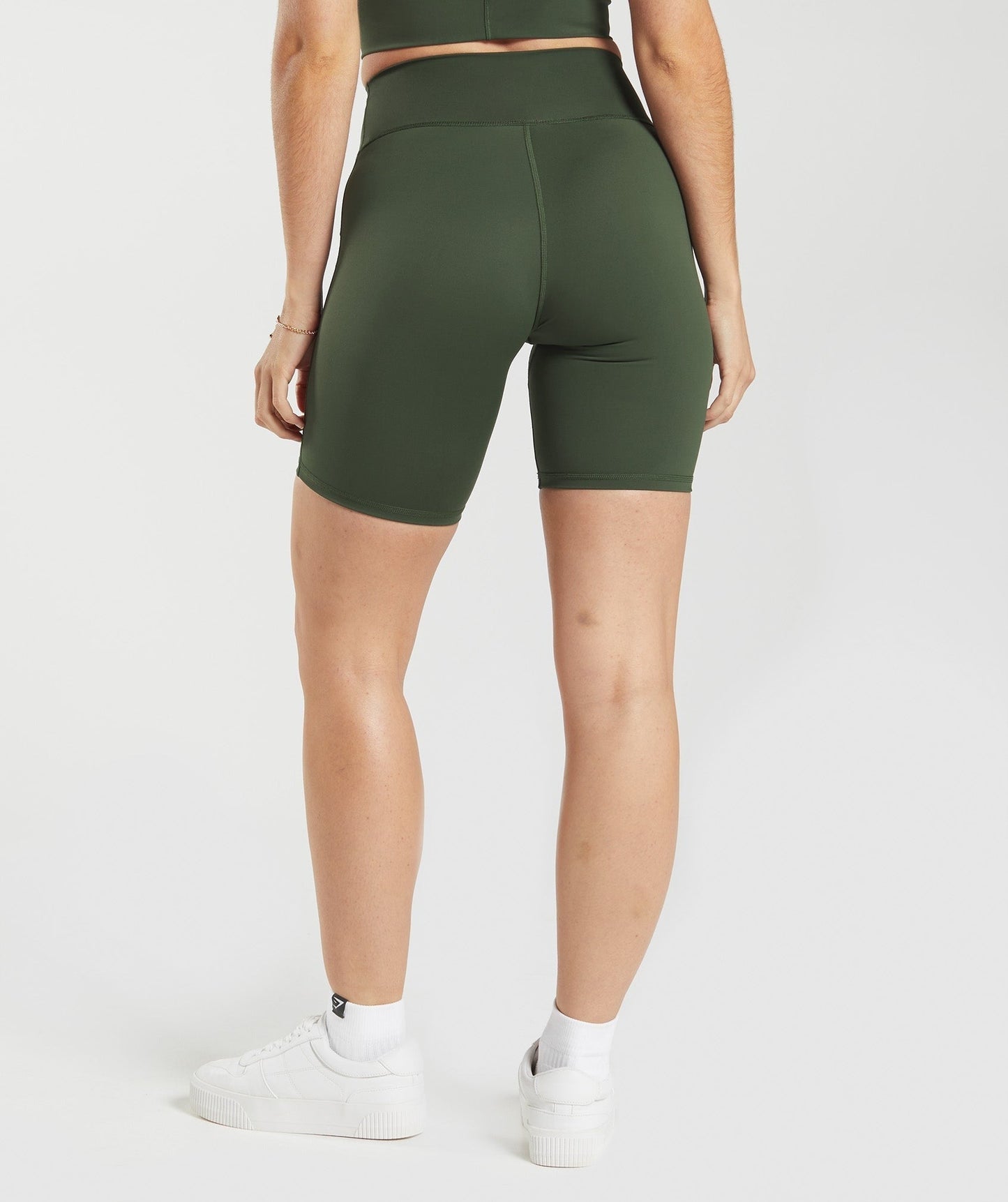 Gymshark Elevate Cycling Shorts - Moss Olive