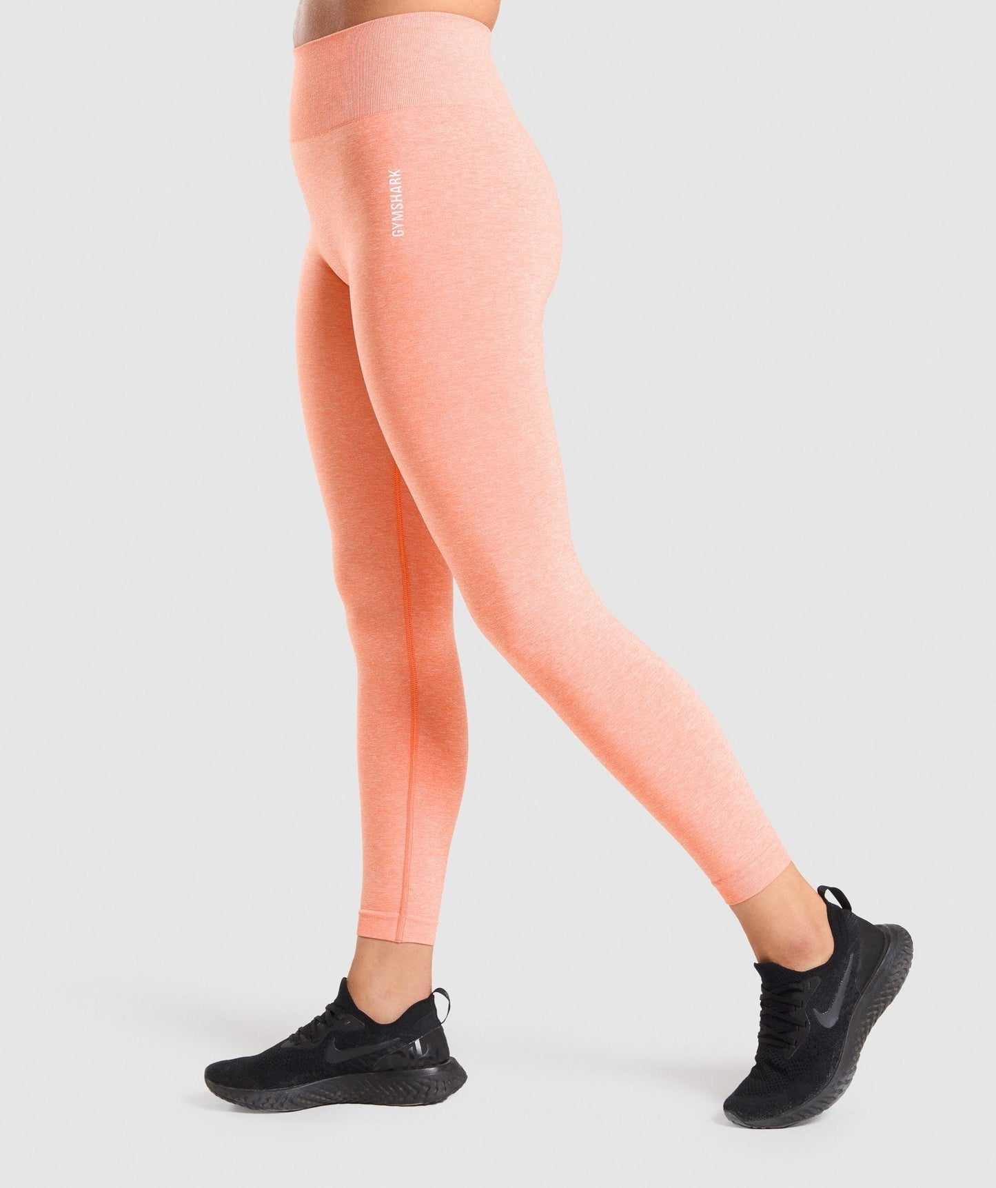 Gymshark Adapt Marl Seamless Leggings - Orange