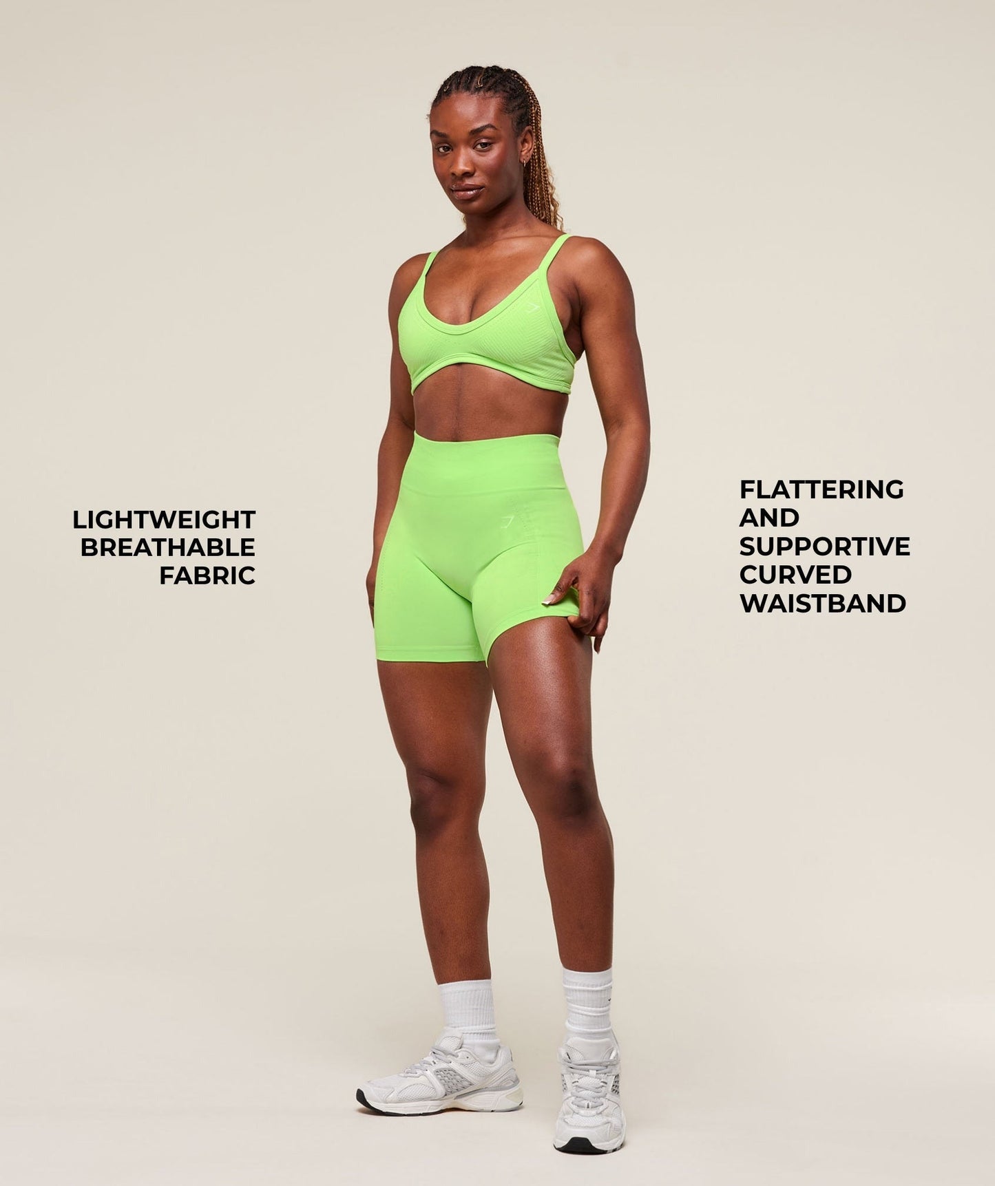 Gymshark Energise Seamless Shorts - Energy Gelato Green