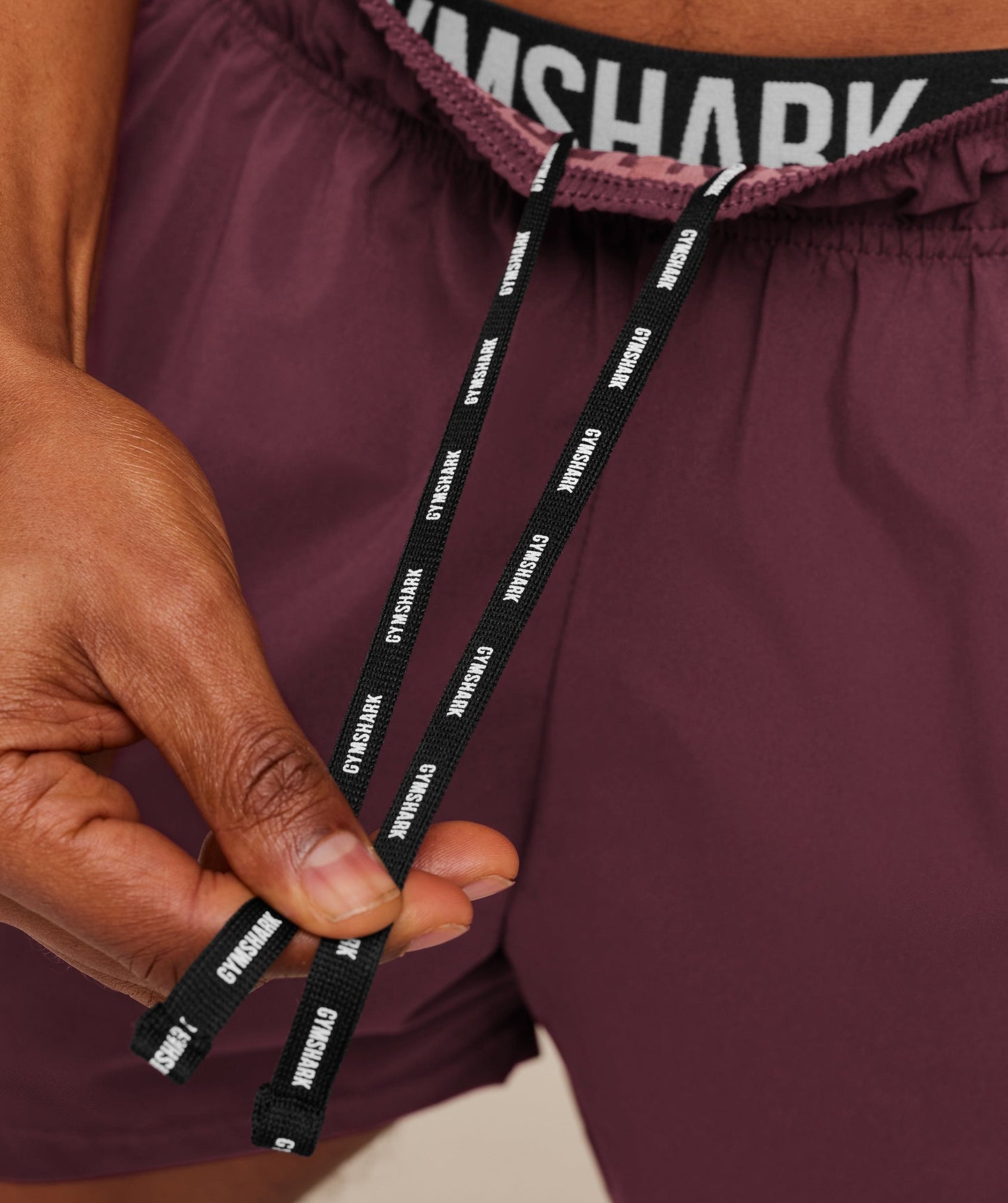 Gymshark Sport 5" Shorts - Impact Burgundy/Reset Pink
