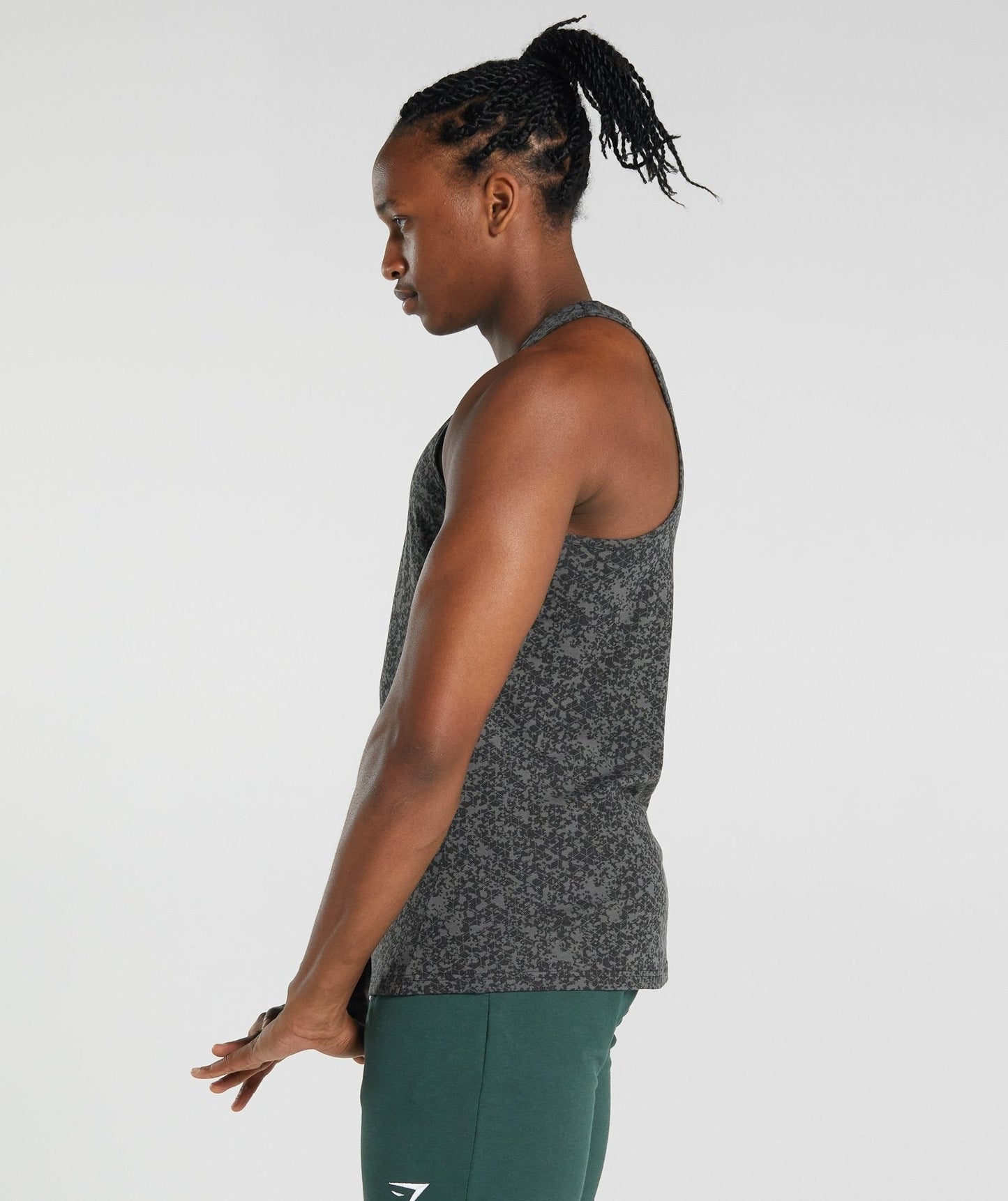 Gymshark Critical 2.0 Tank - Charcoal Print