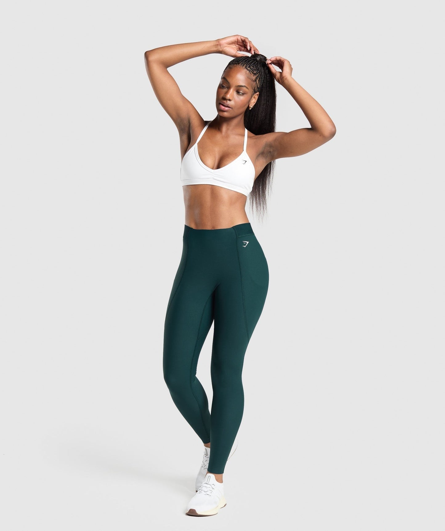 Gymshark Raw Cut Leggings - Strong Teal