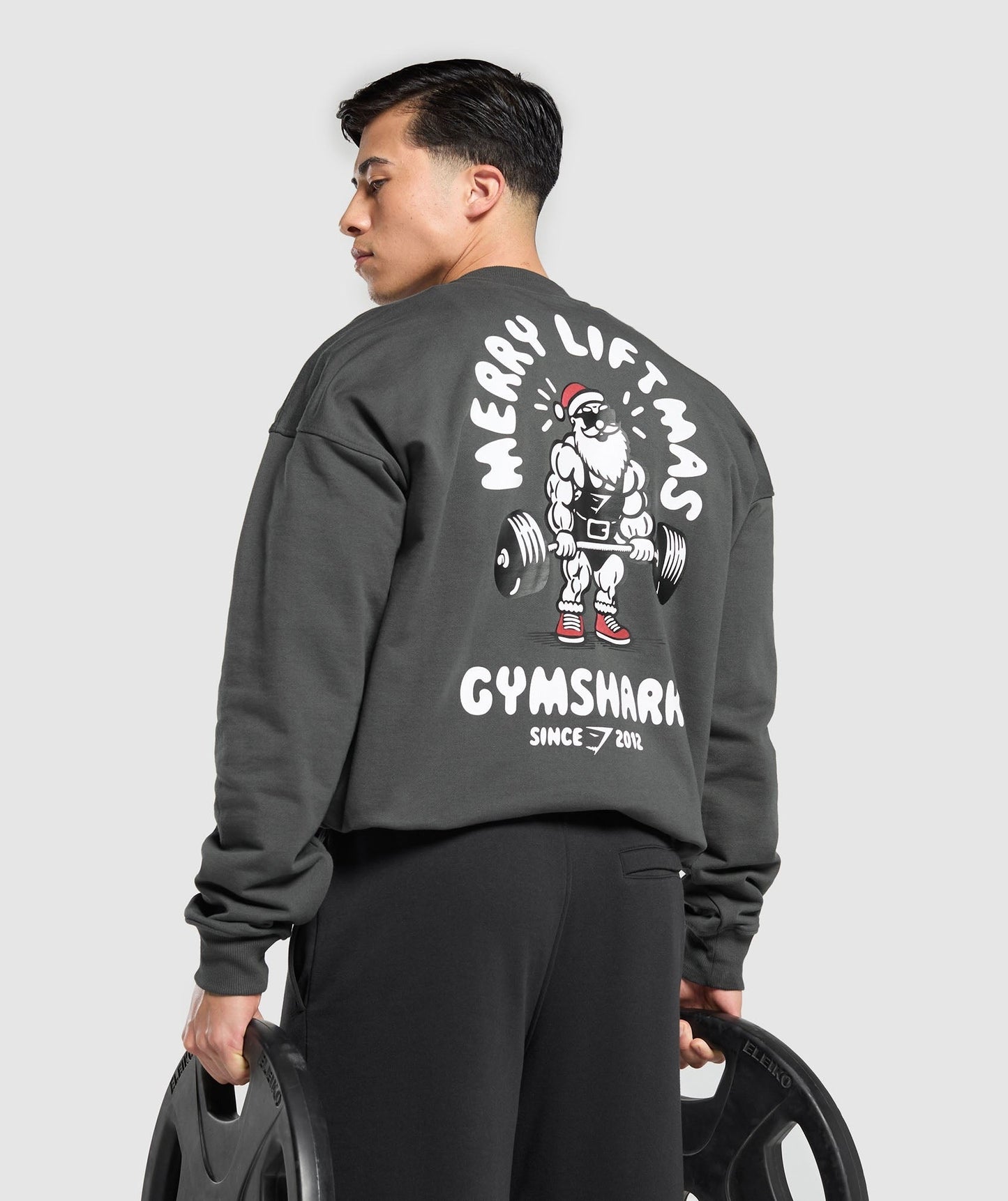 Gymshark Liftmas Crew - Asphalt Grey