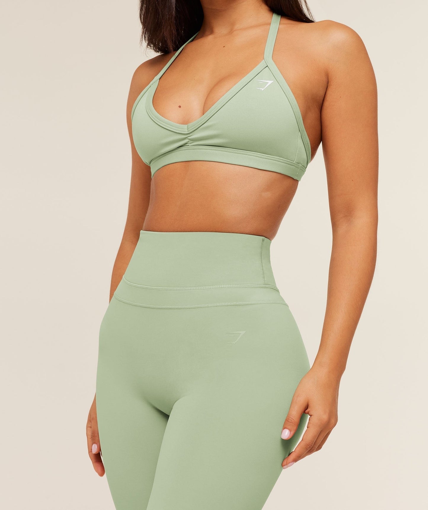 Gymshark Minimal Sports Bra - Haze Green