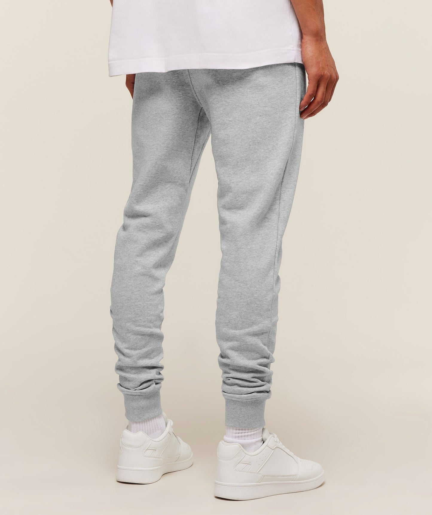 Gymshark Crest Tall Joggers - Light Grey Core Marl